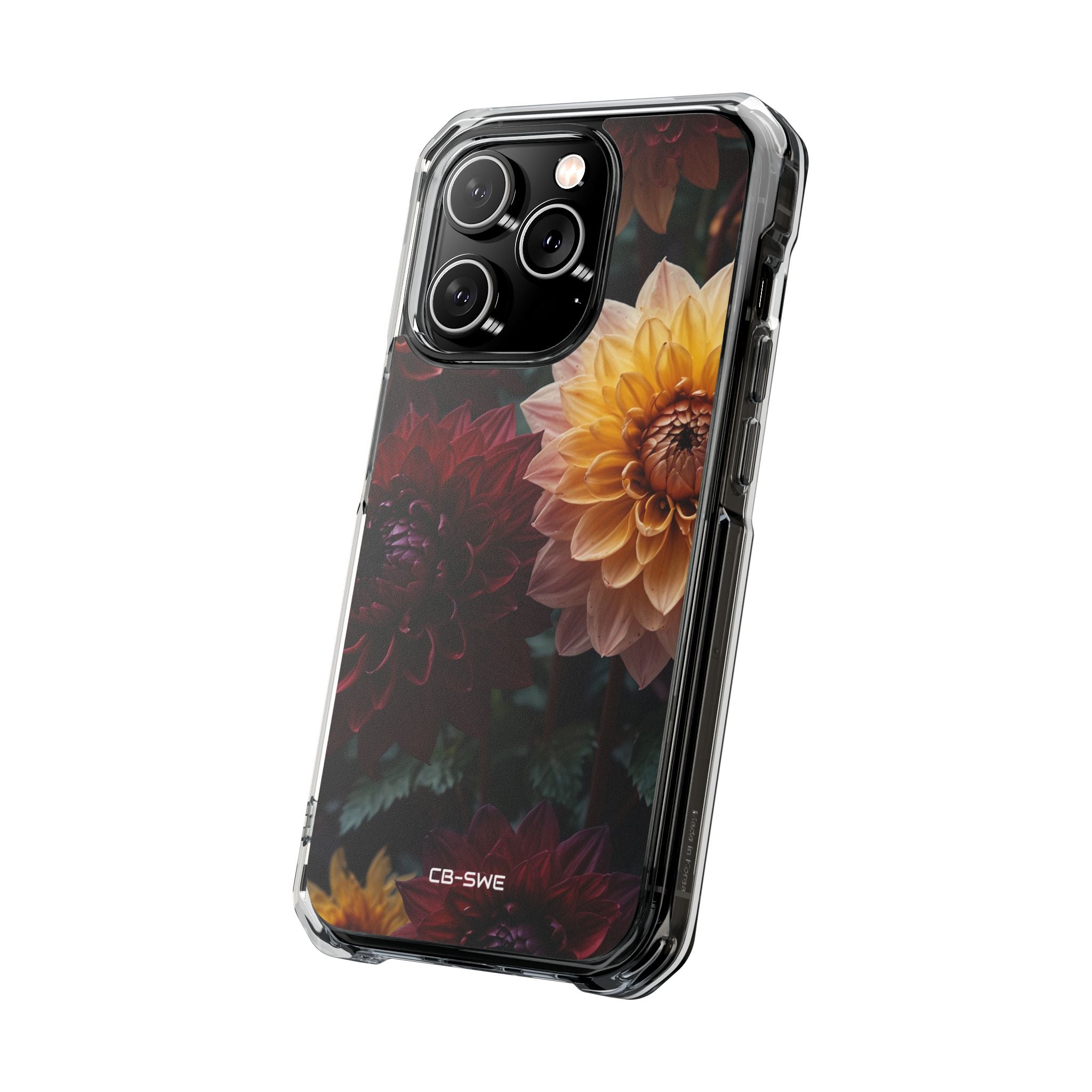 Dahlias Embrace Light iPhone Case - Impact