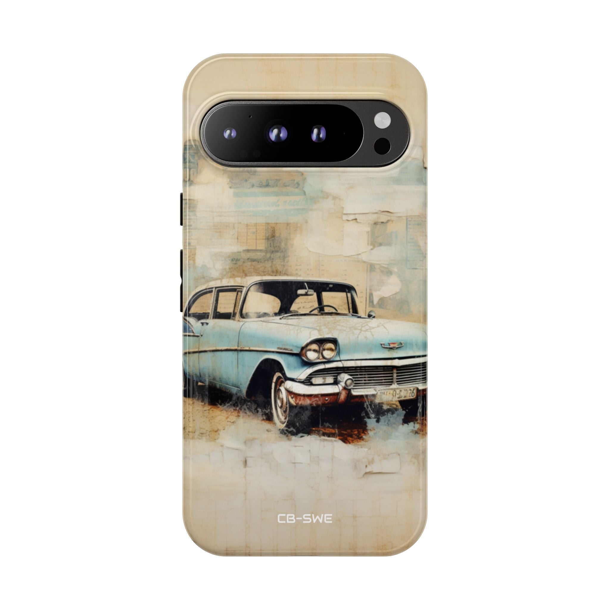 Vintage Car Collage - Google Pixel Case
