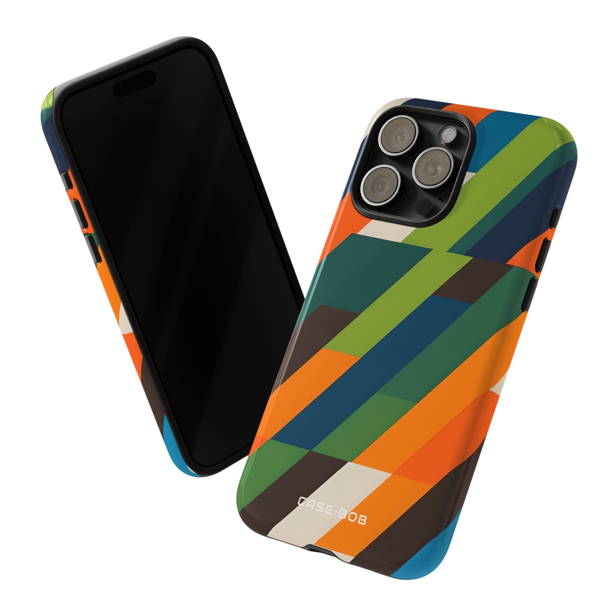 Diagonal Blaze iPhone 15 Pro Max Case - Tough