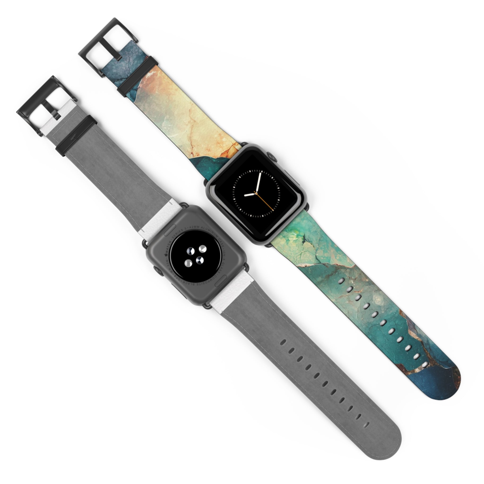 Fractured Gemstone Teal - Watch Band
