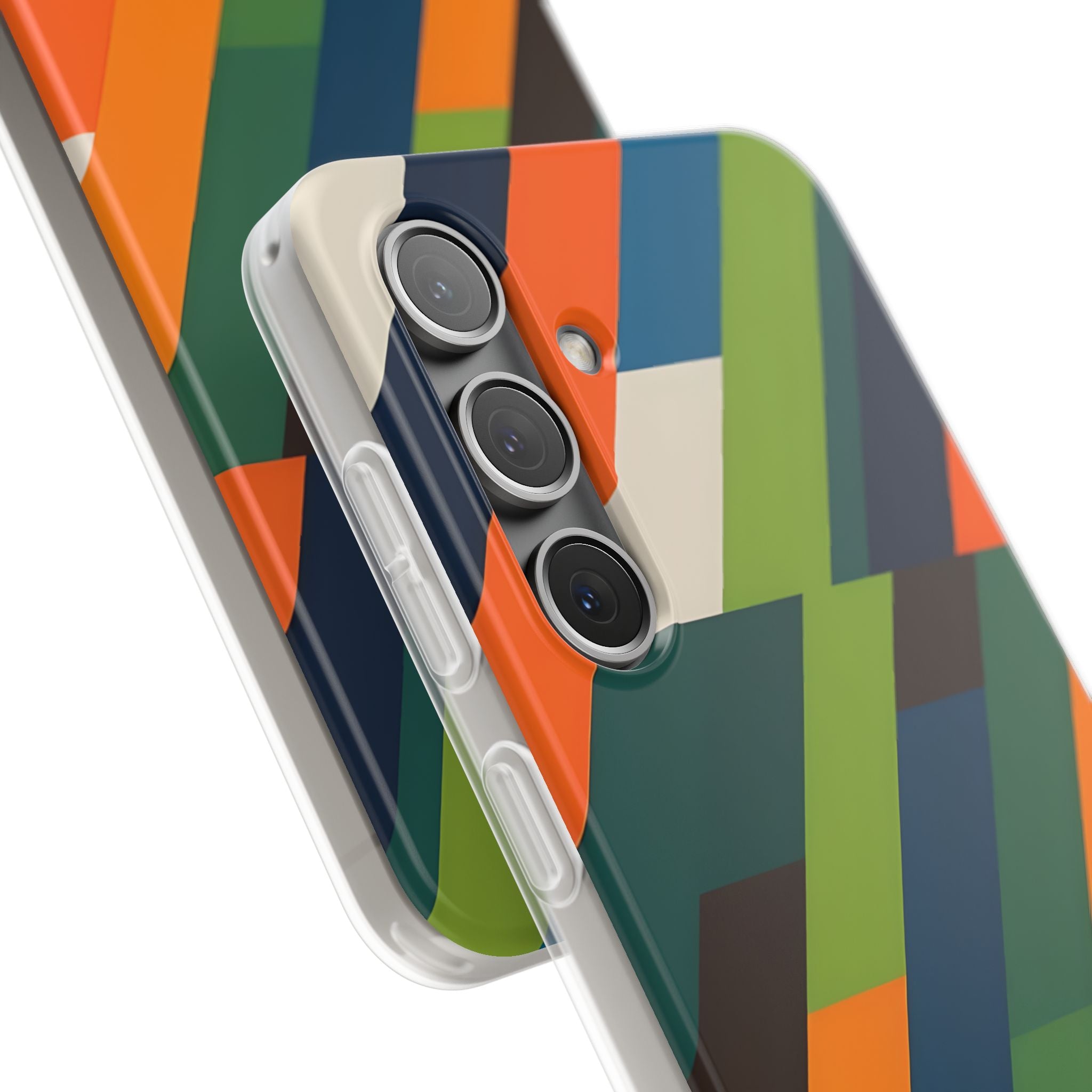 Diagonal Blaze Samsung S24 Case - Soft