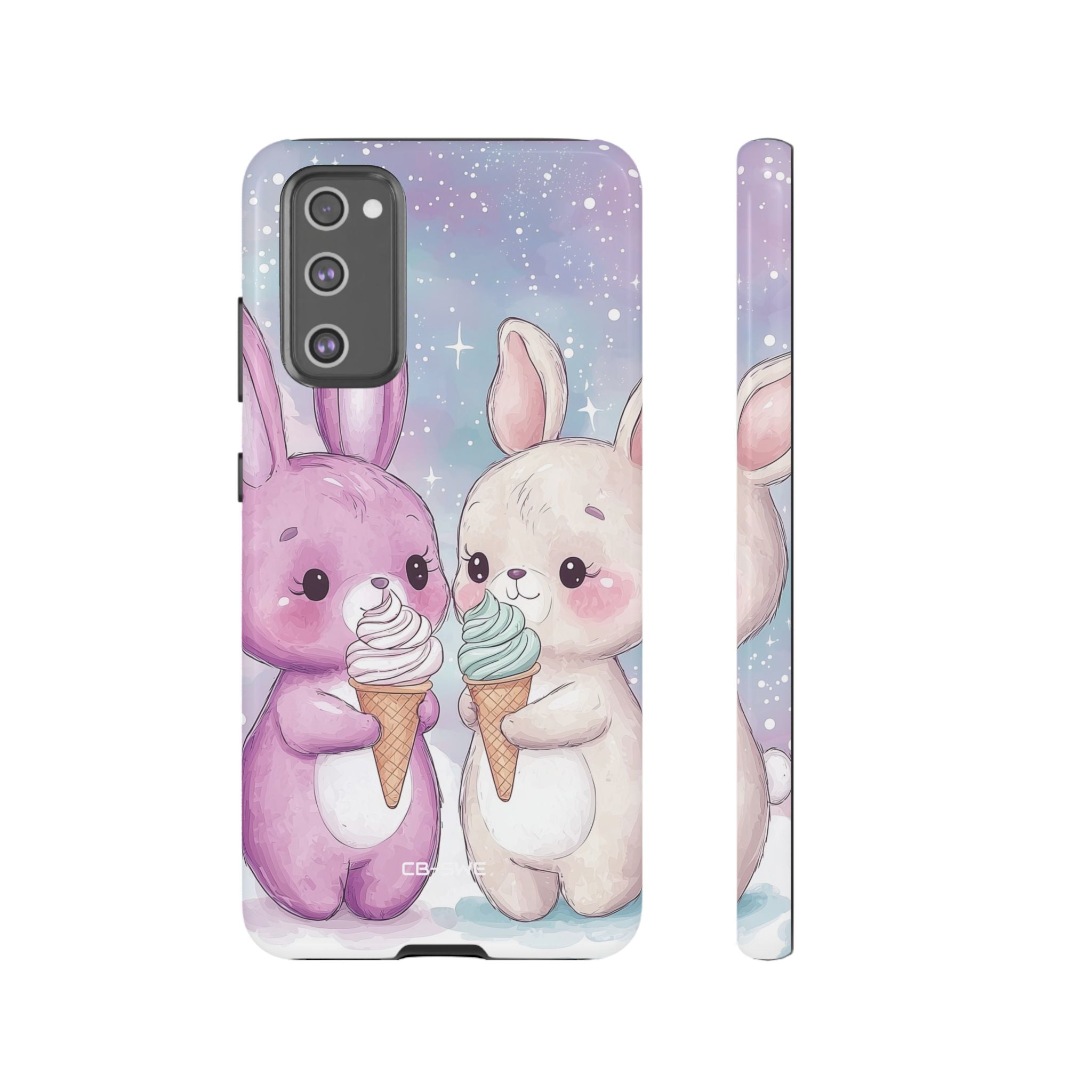 Rabbits Enjoy Ice Cream - Samsung Case