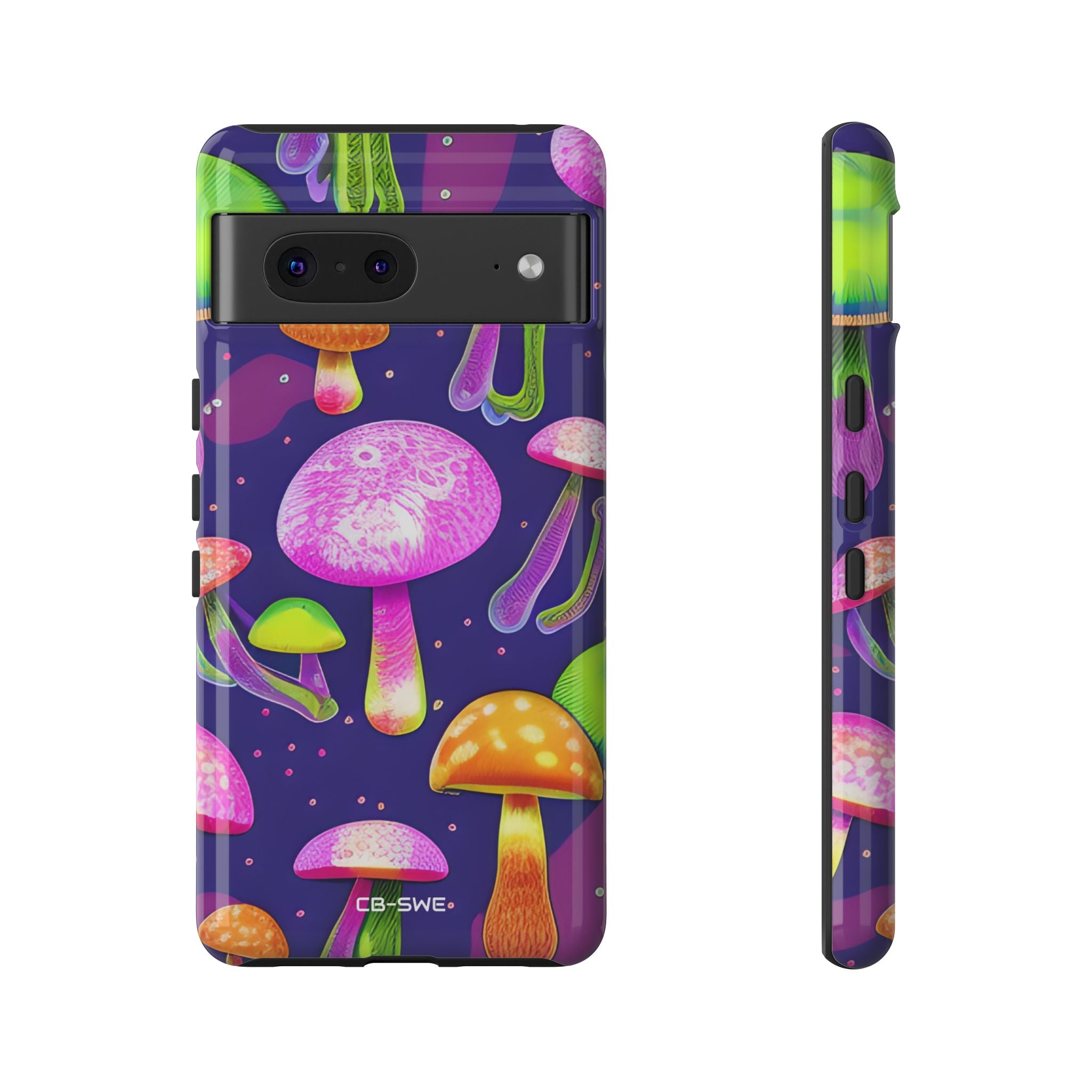 Neon Mushroom Dreams - Google Pixel Case