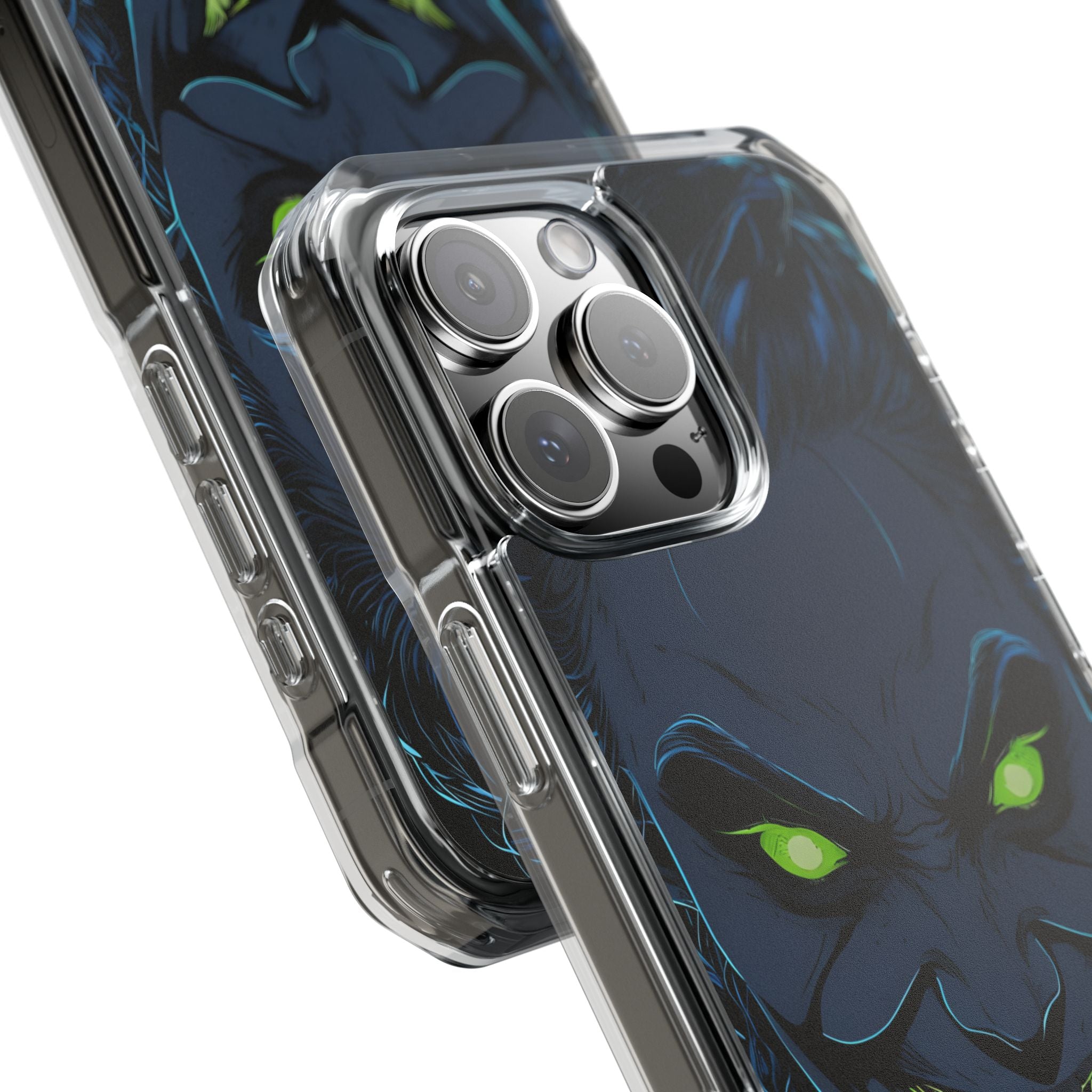 Glowing Eyes Dark Fiend iPhone Case - Impact