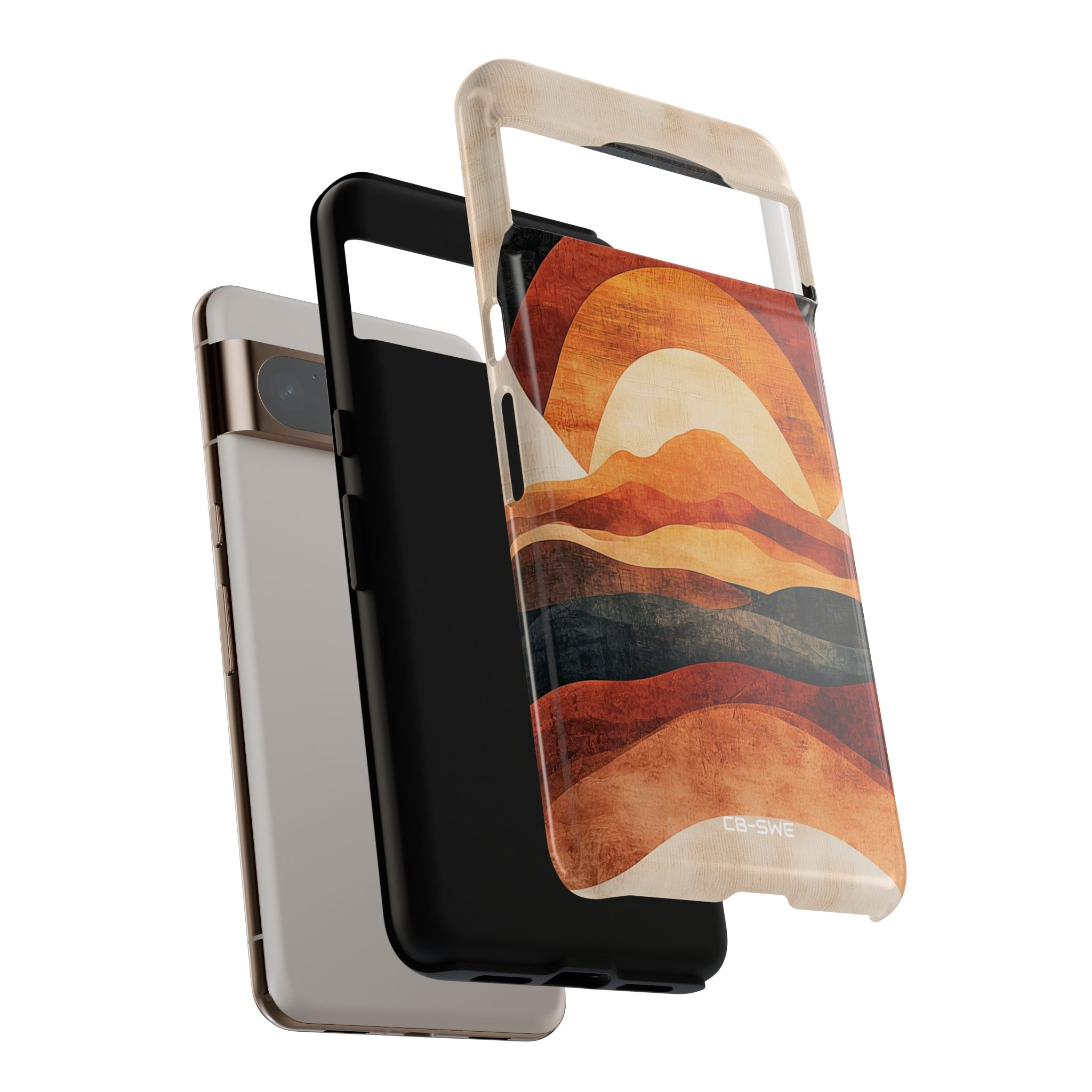 Sunrise Embraces Mountains - Google Pixel Case