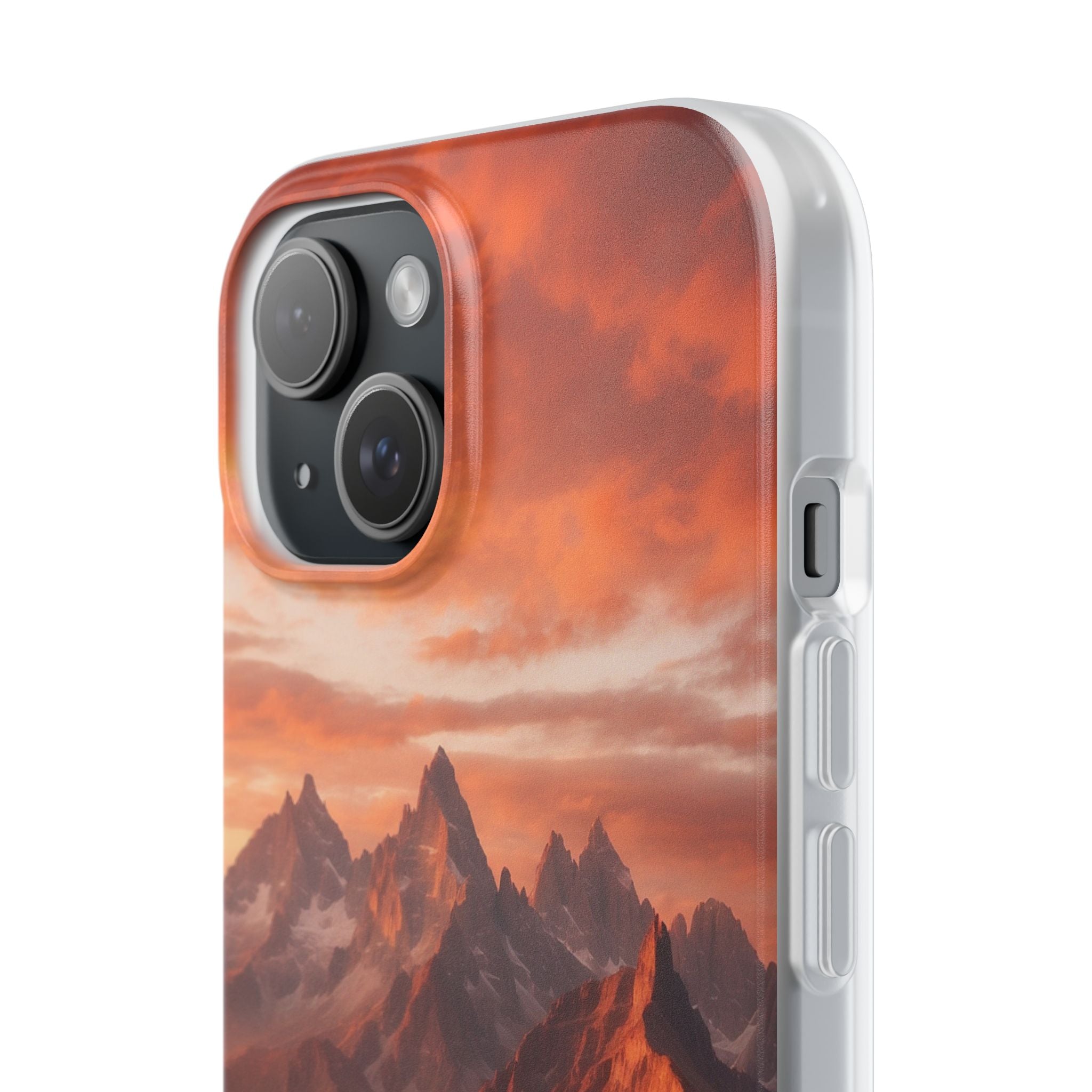 Jagged Glow iPhone 15 Case - Soft