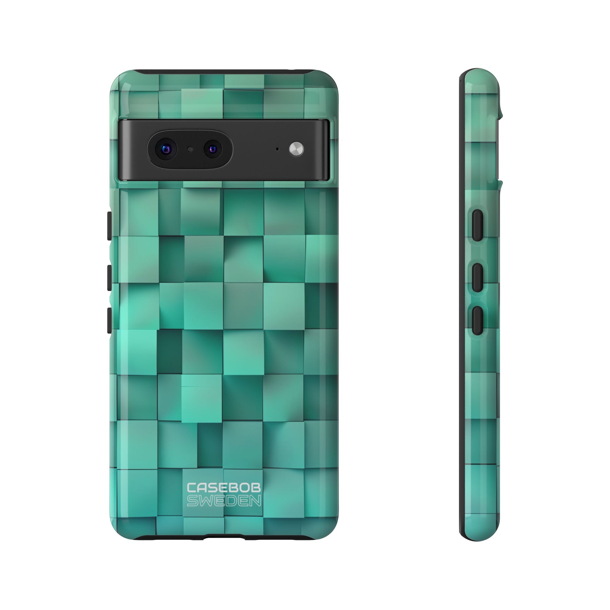 Quadrati Blu Piegati Google Pixel 7 - Tough
