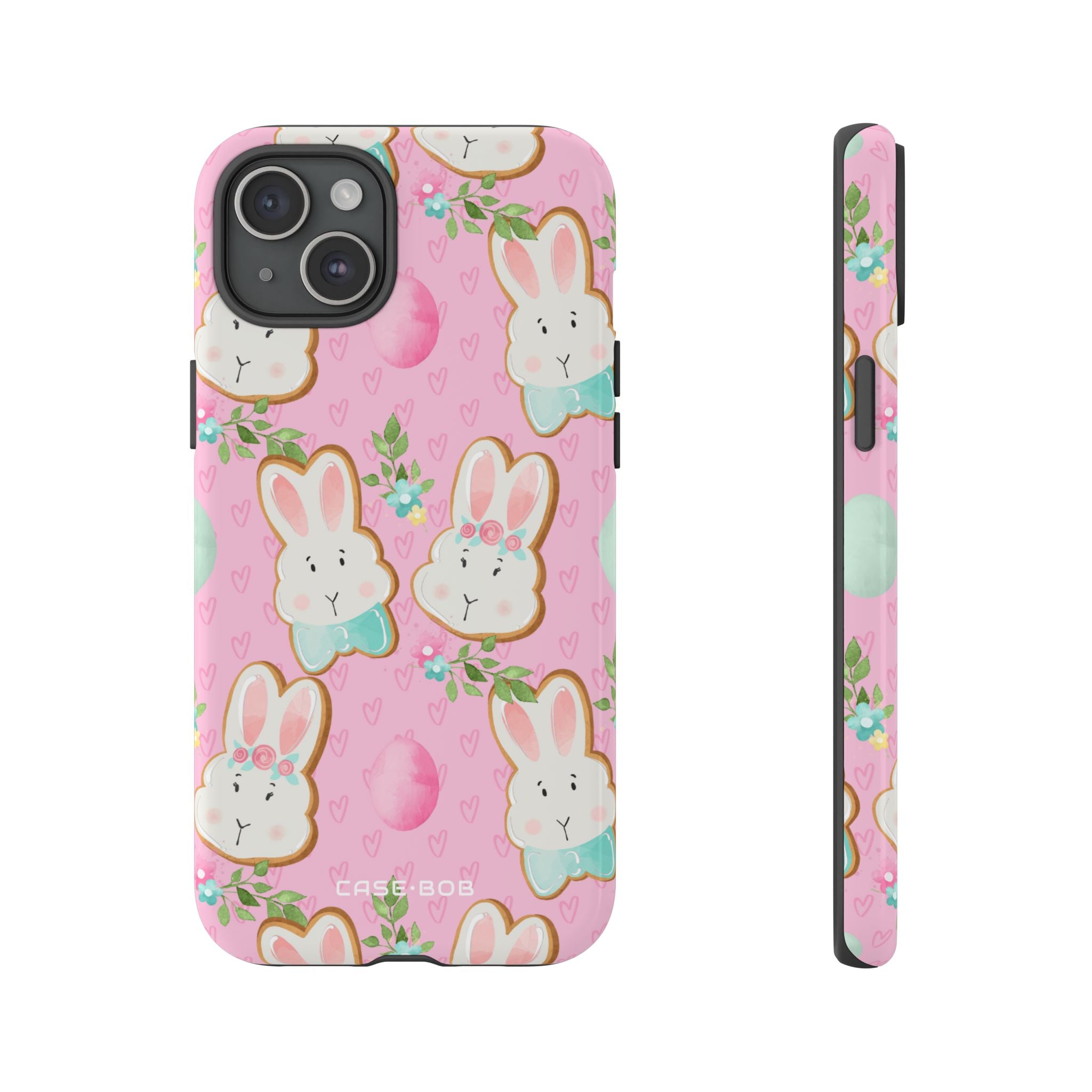 Bunny Blossom iPhone 15 Plus Case - Tough
