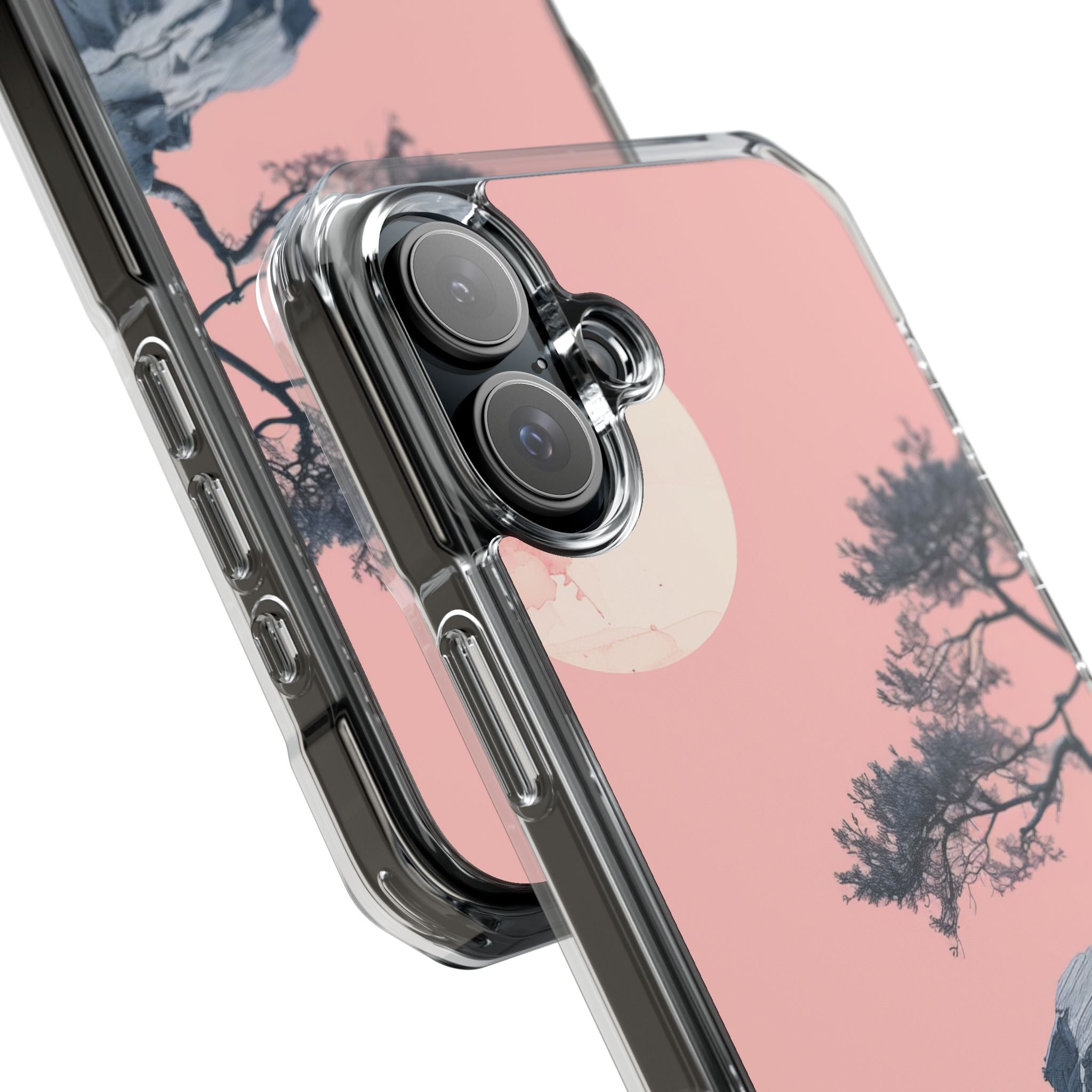 Pink Cliff Solitude iPhone 16 - Impact Clear+