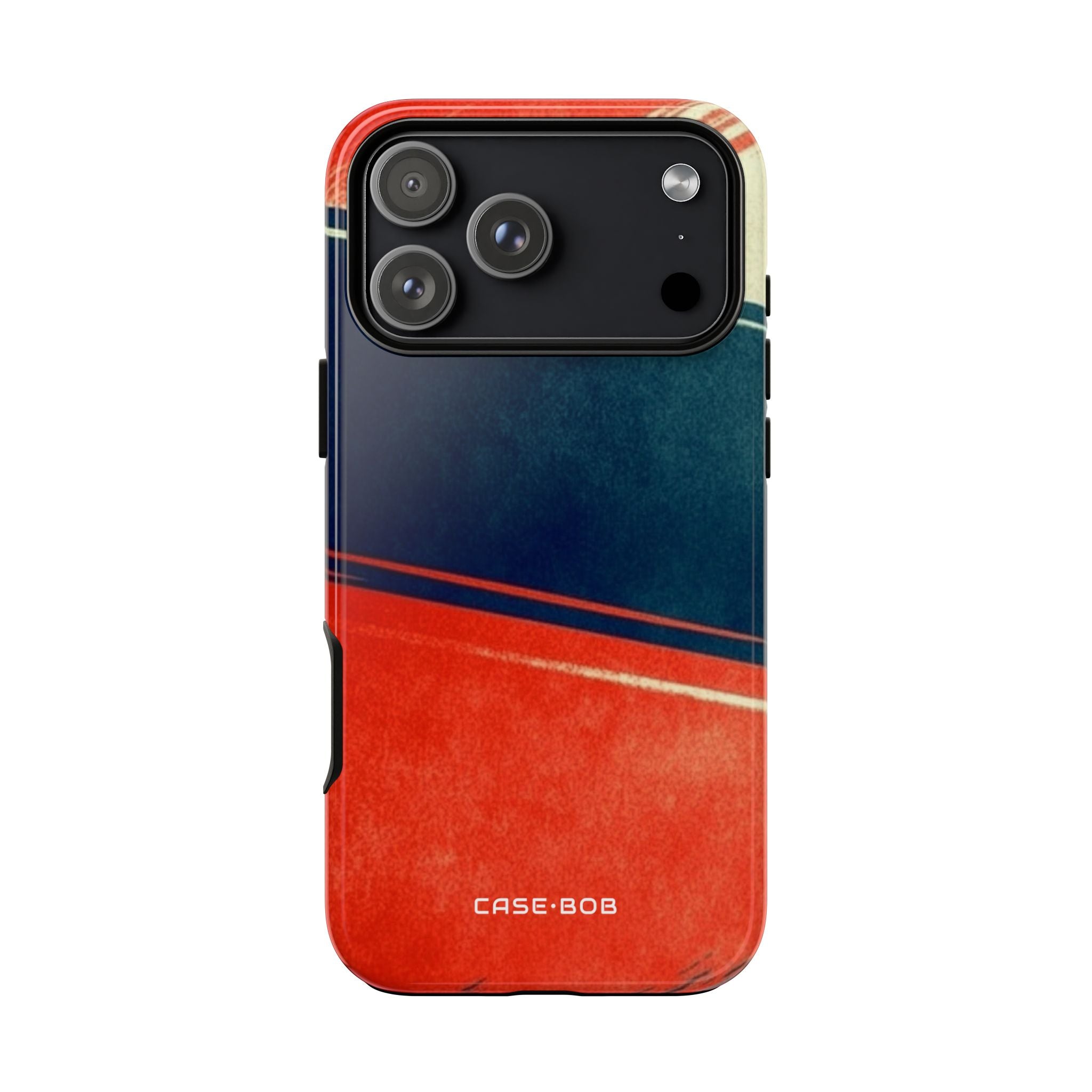 Blue Diagonal Motion iPhone 17 Pro Max Case - Tough