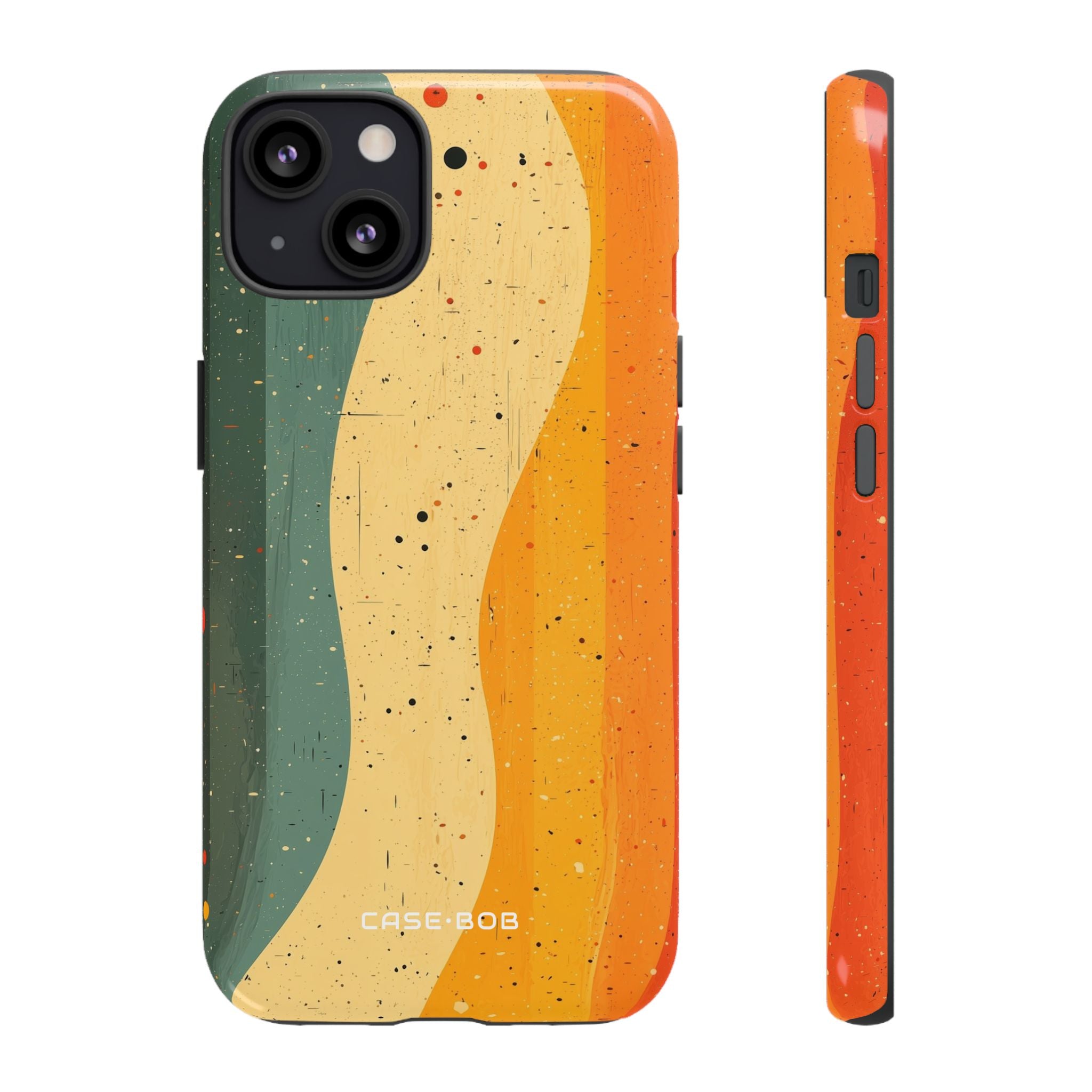 Wavy Forest Veil iPhone 13 Case - Tough