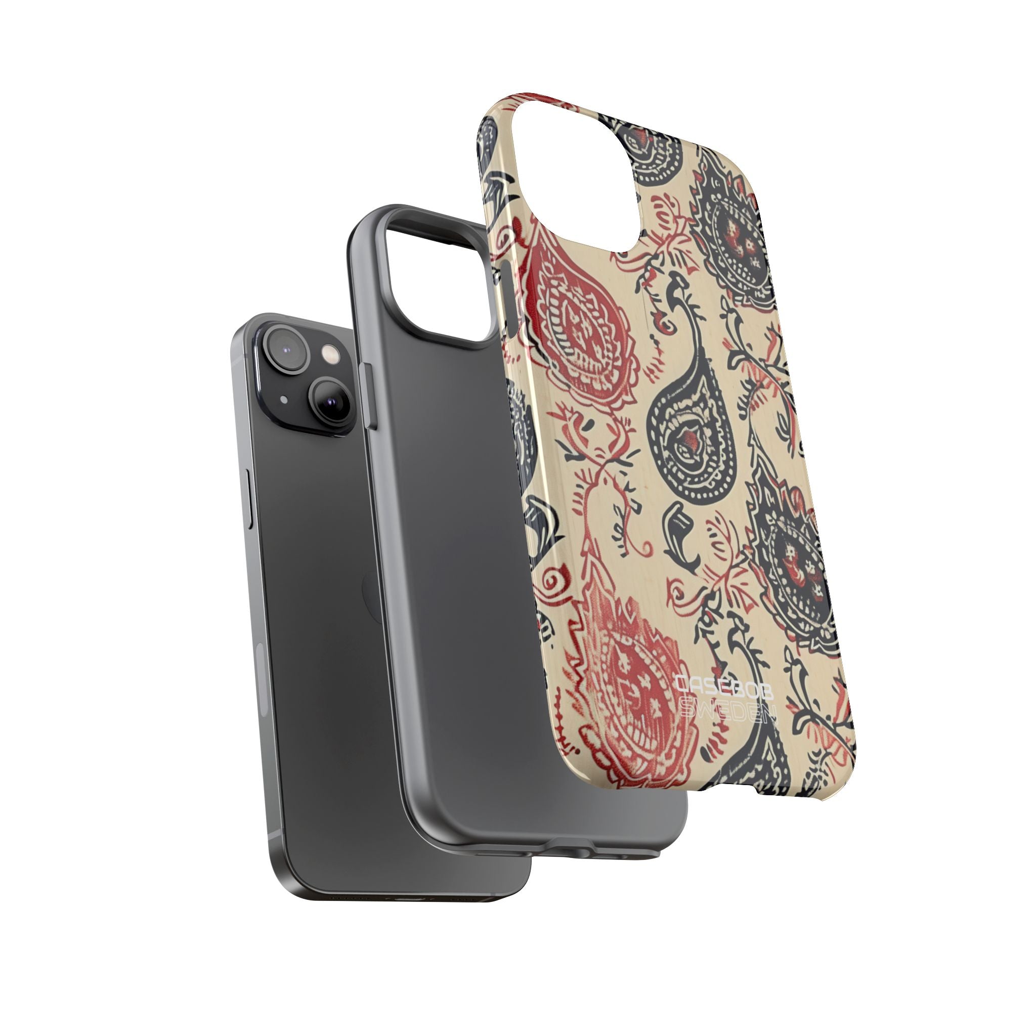 Tourbillon Paisley Marine iPhone 14 - Tough
