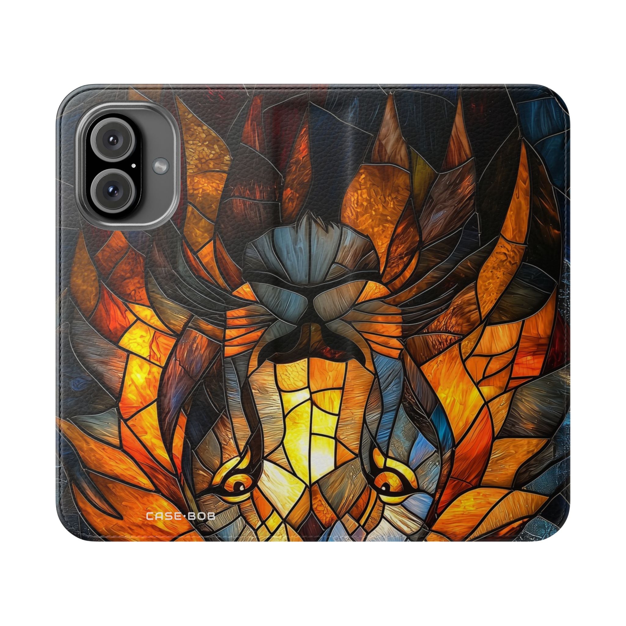 Flame Lion - iPhone 16 Case - Portemonnee