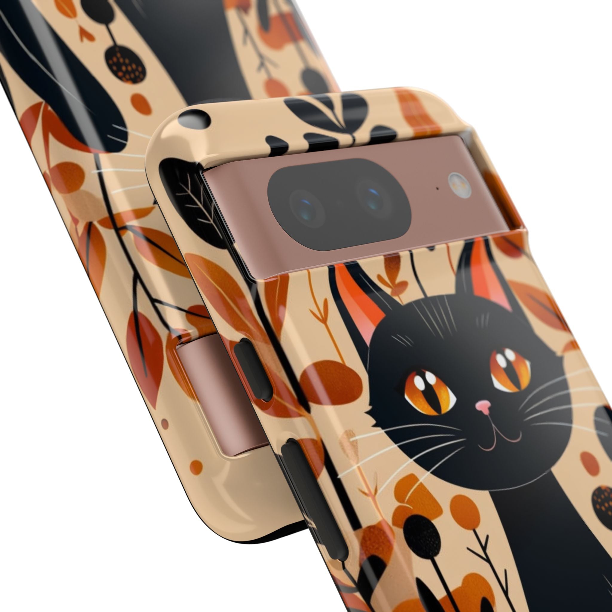 Autumnal Cat Whimsy - Google Pixel Case