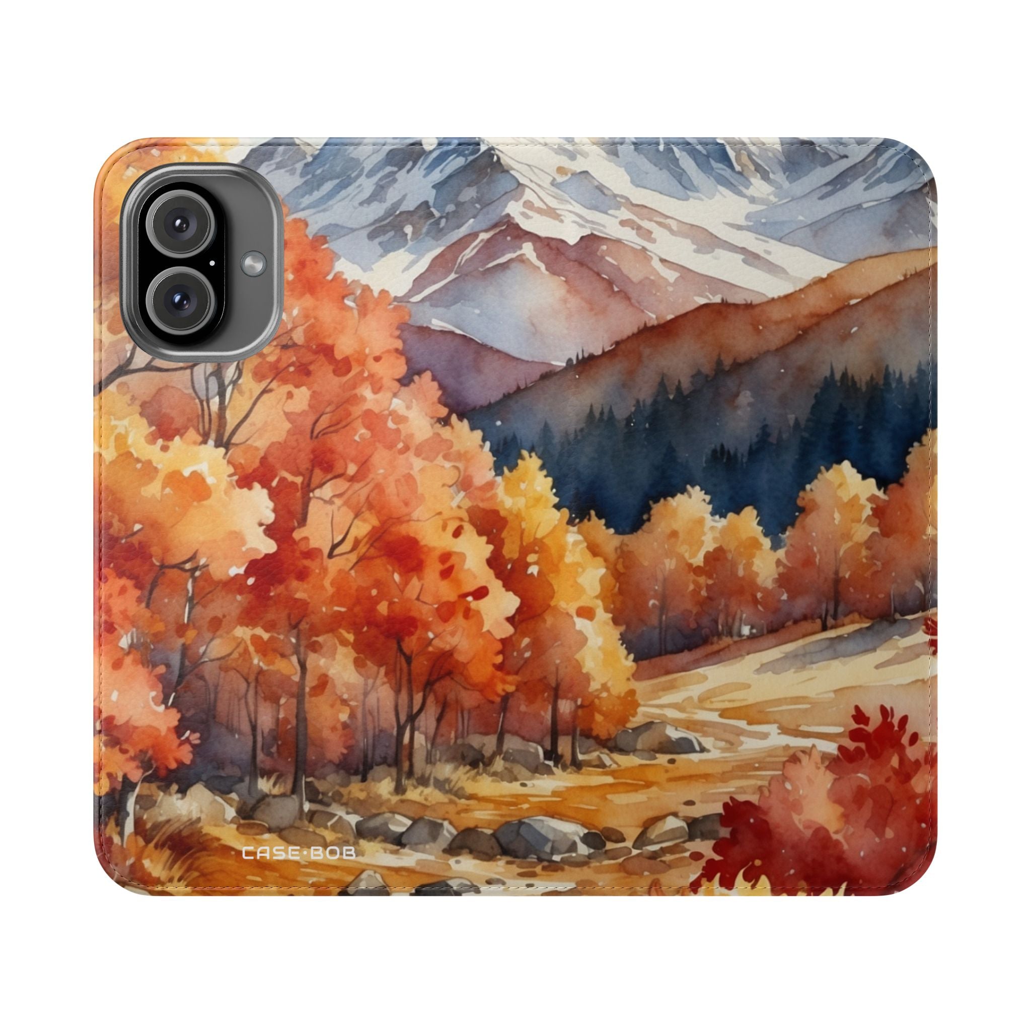 Syksyn vuori - iPhone 16 Plus -lompakkokotelo