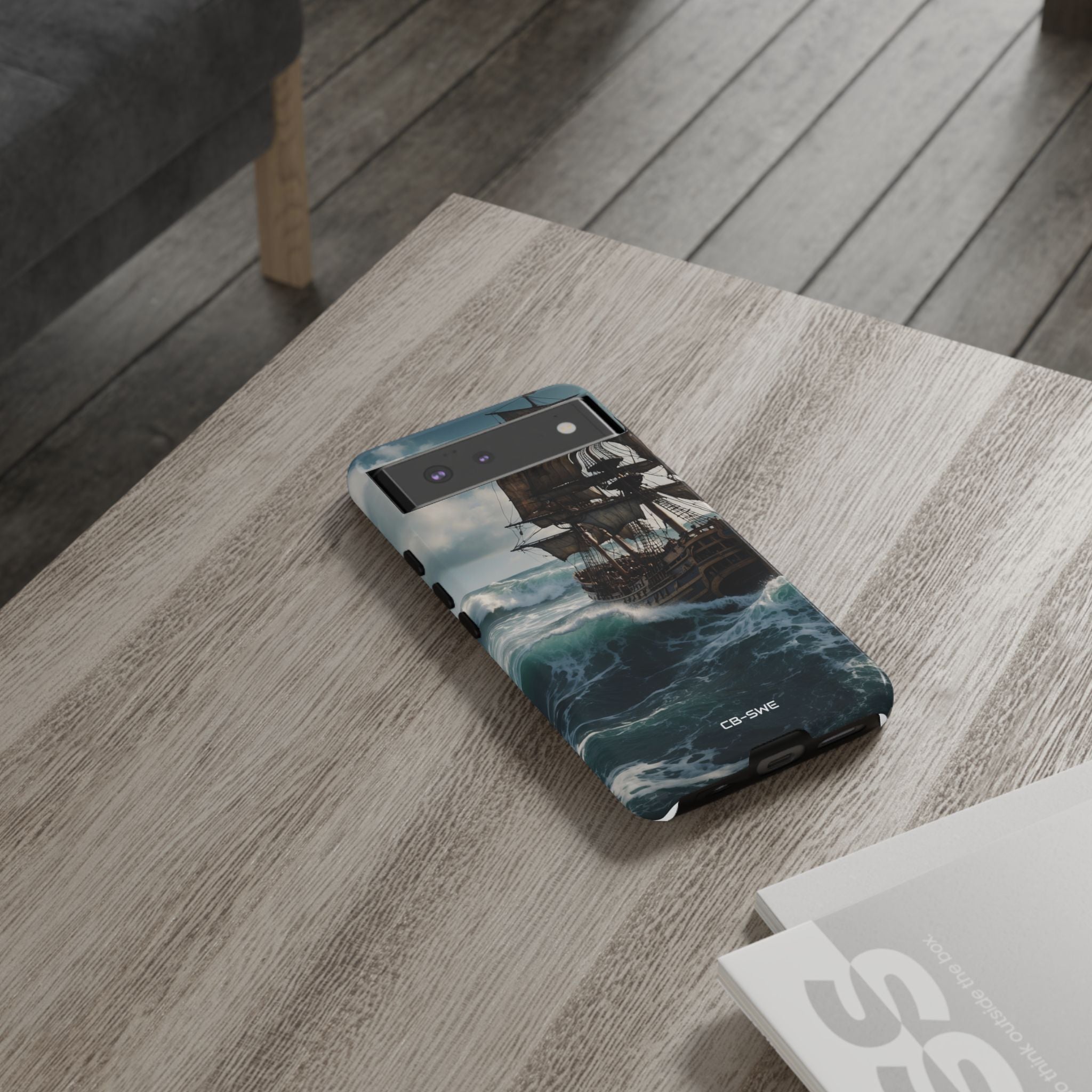 Ship Faces Waves - Google Pixel Case