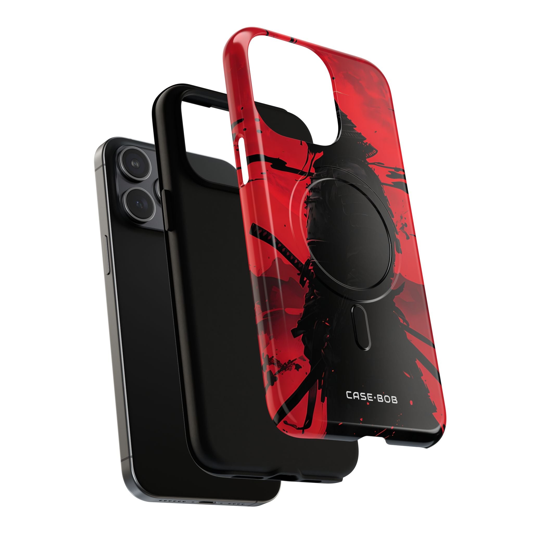 Crimson Samurai iPhone 15 Pro Max Case - Tough+