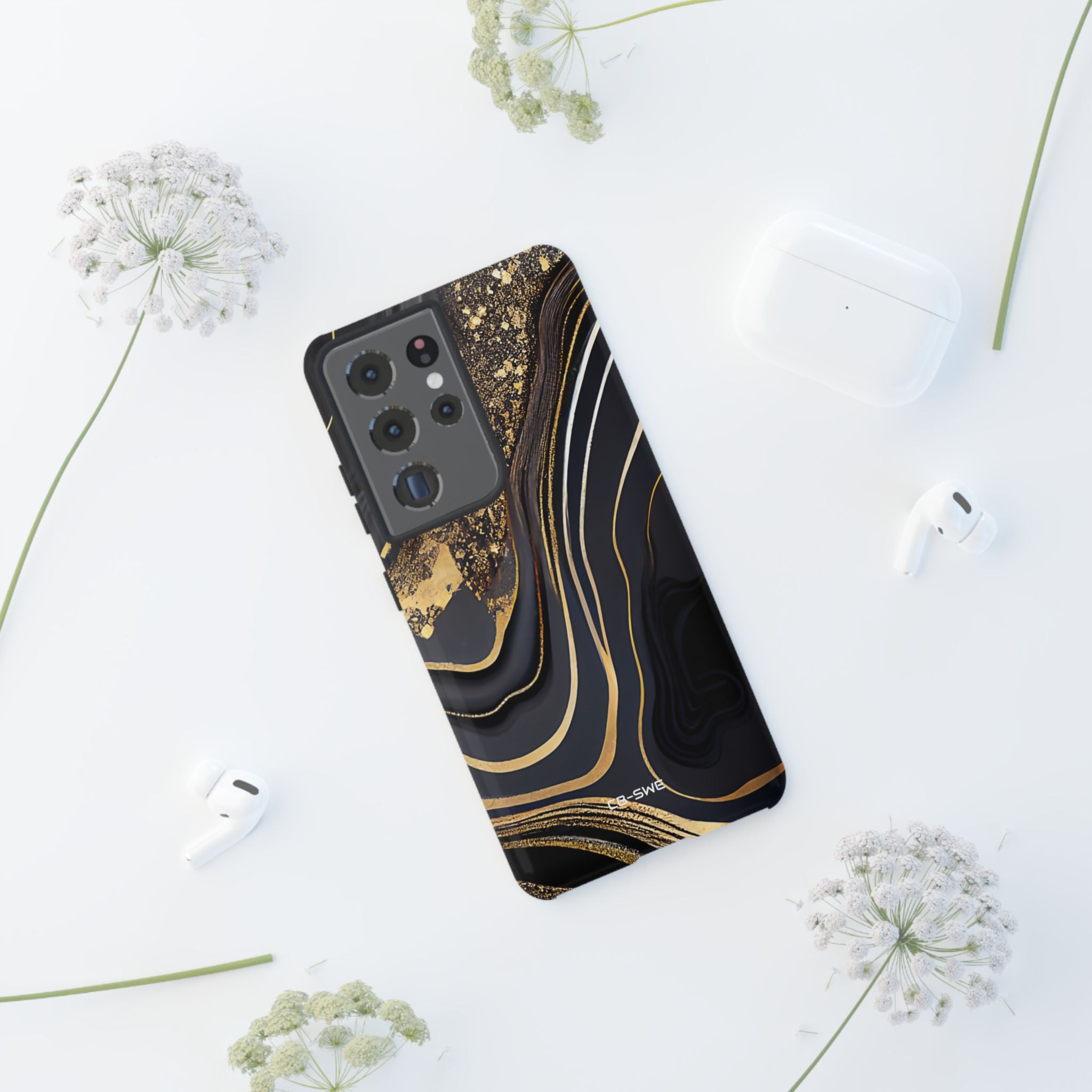 Elegant Gold Streams - Samsung Case