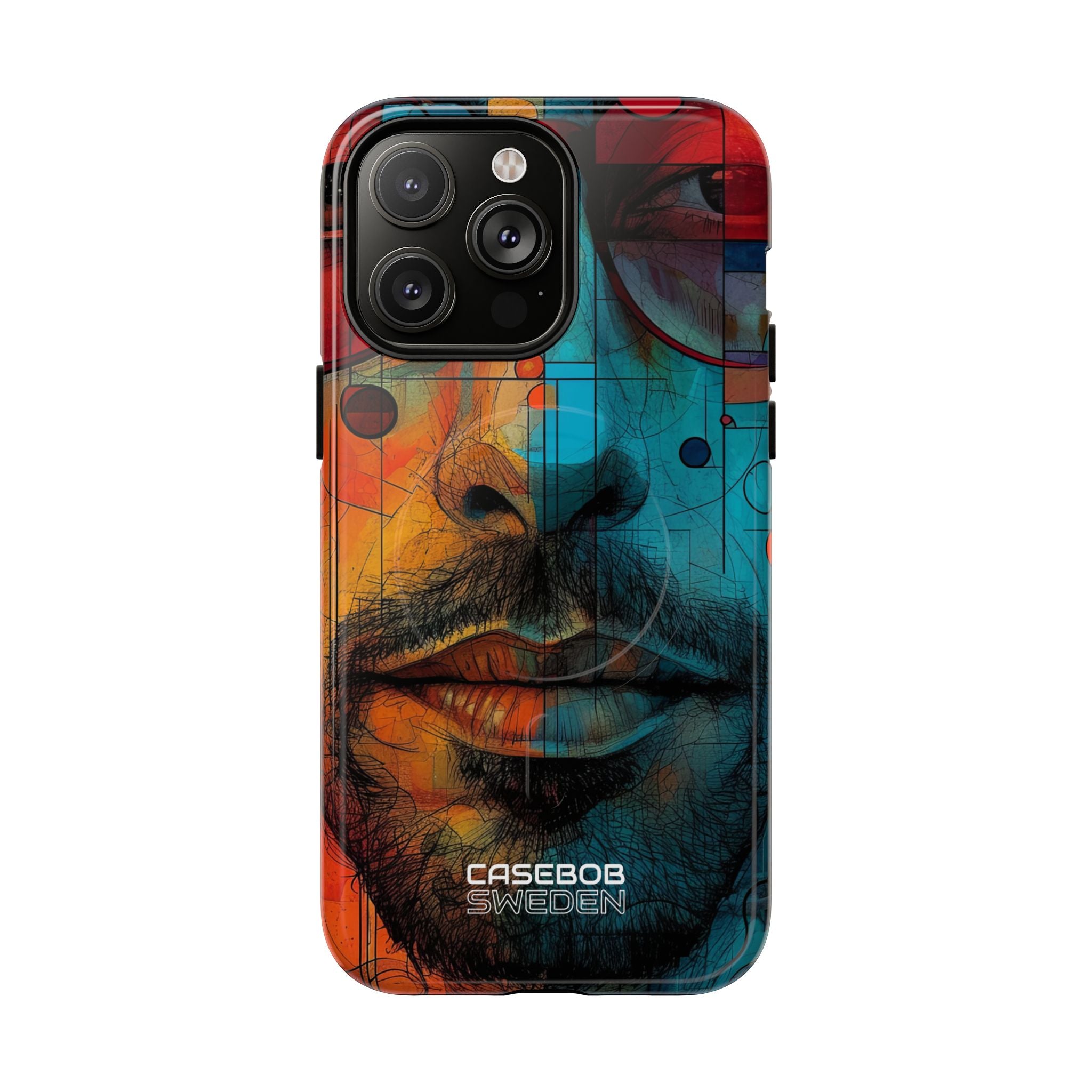 Cubist Glasses Face iPhone 14 - Tough+