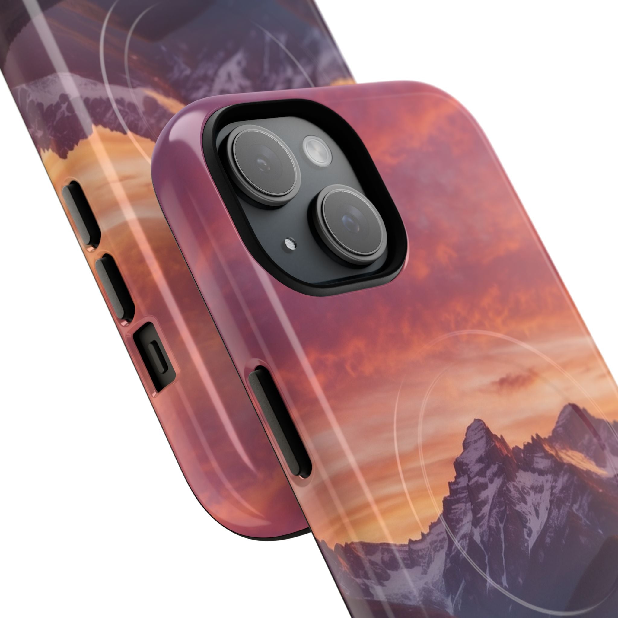 Snowcap Bloom iPhone 15 Case - Tough+