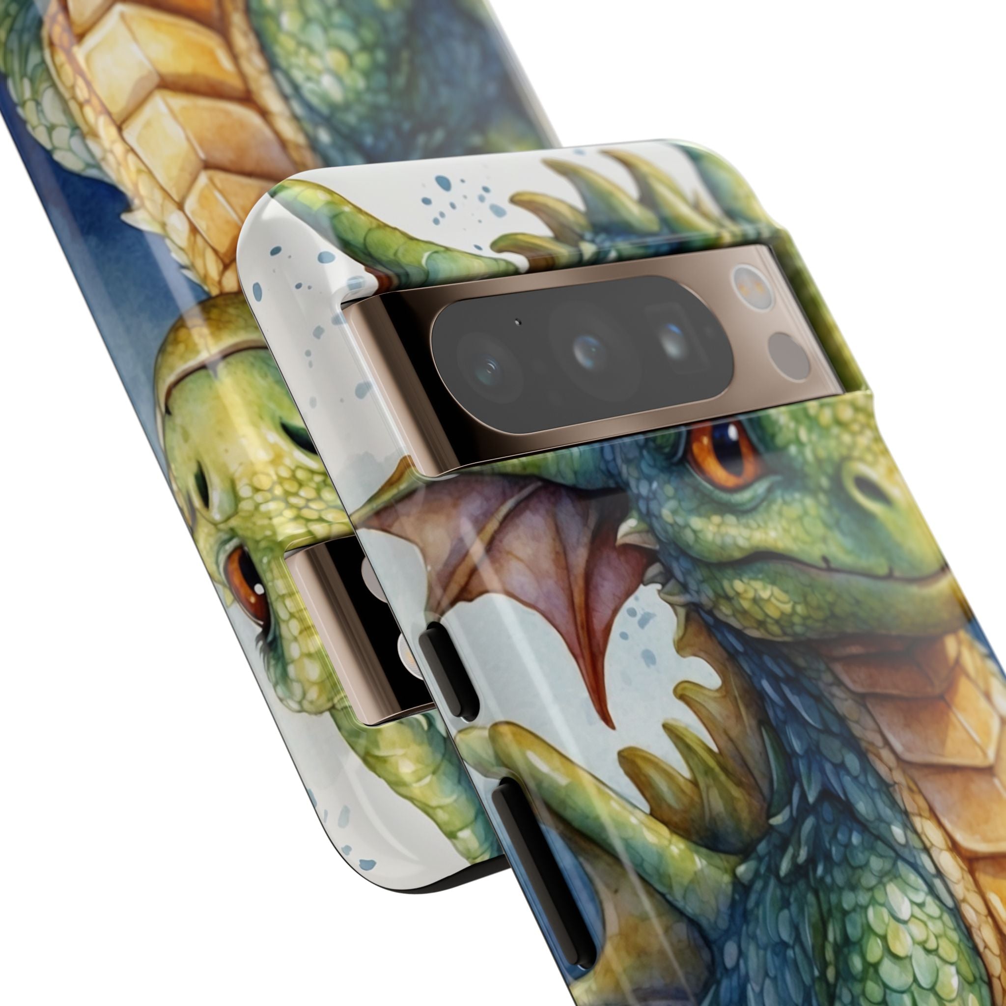 Green Dragon Smiles - Google Pixel Case