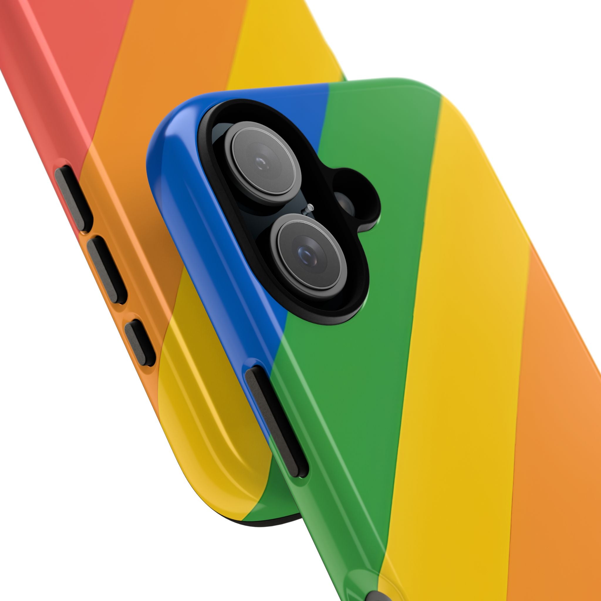Vibrant Geometric Spectrum - iPhone Case