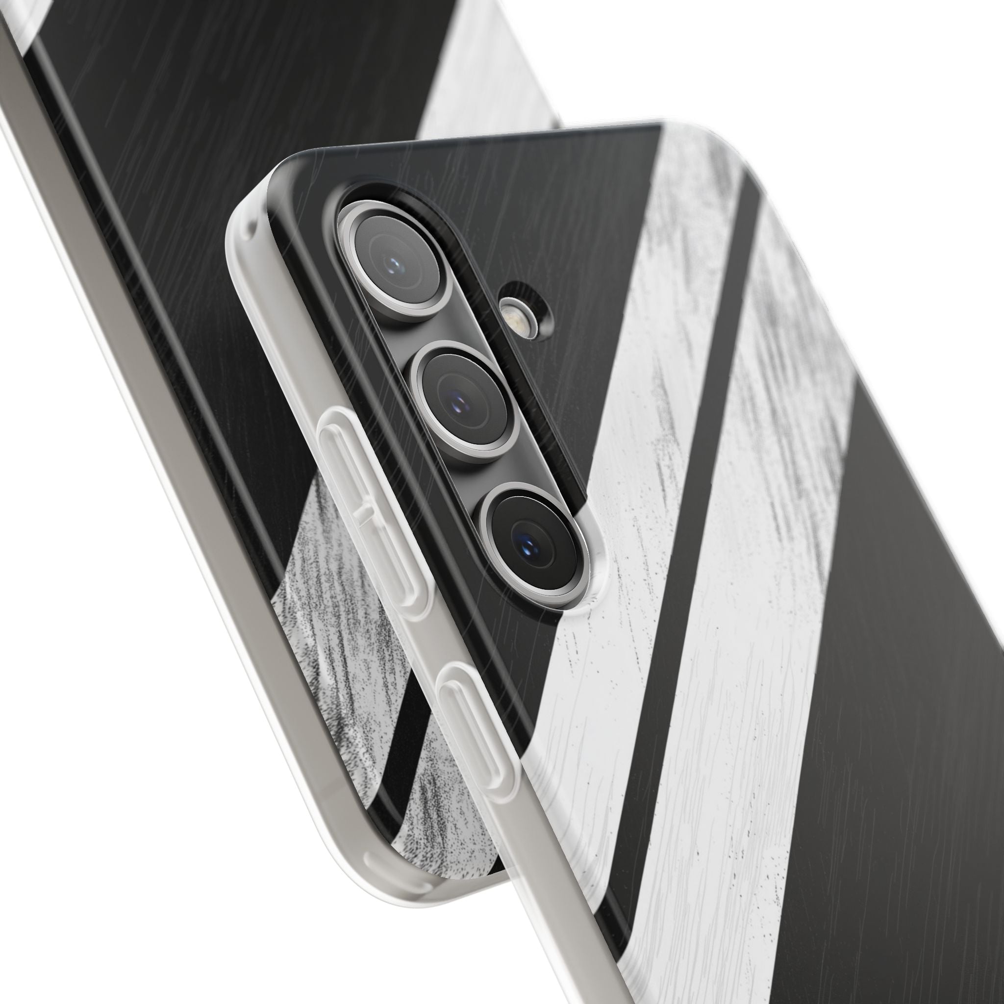 Distressed Stripe Motion Samsung S24 Plus Case - Soft