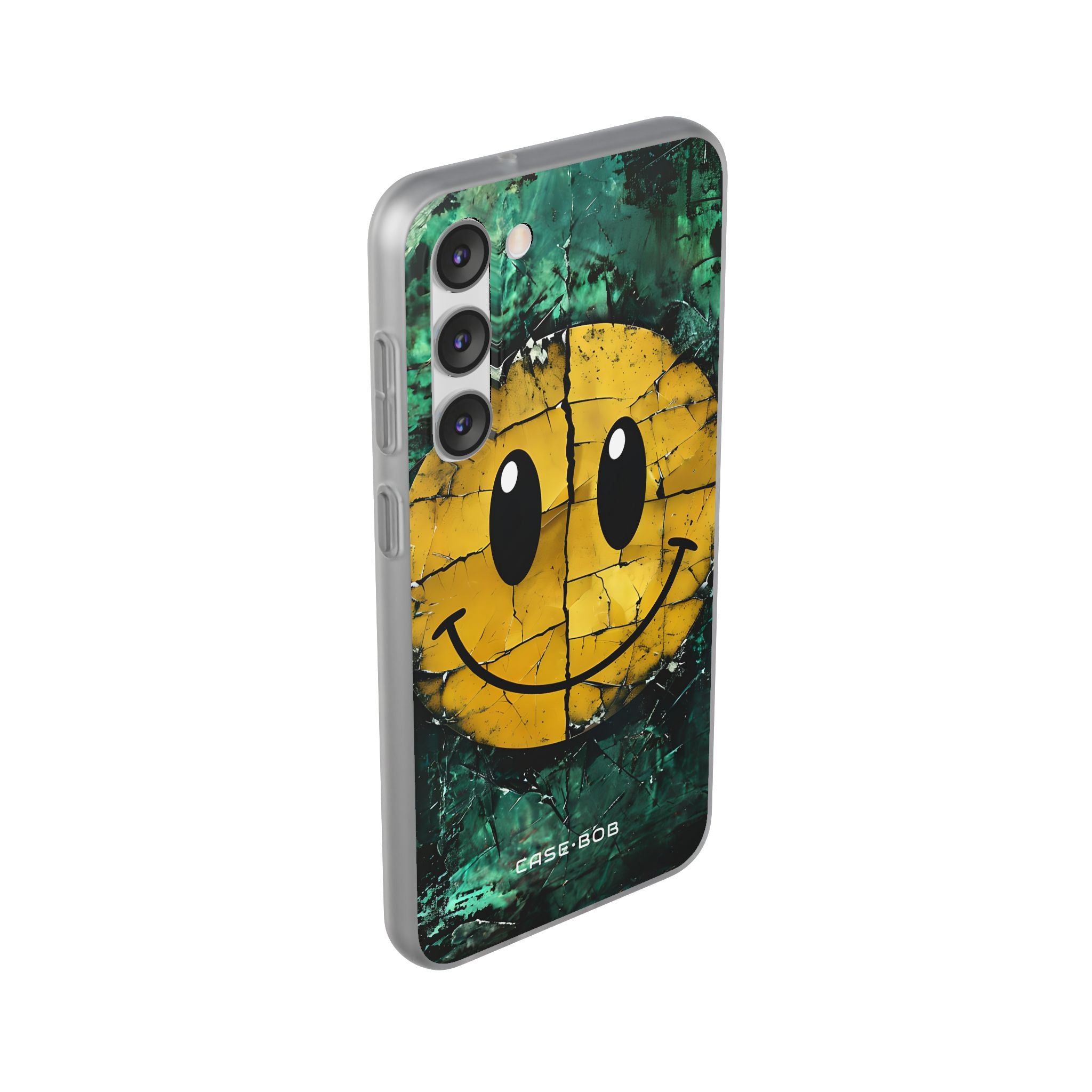 Cracked Smiley Samsung S23 Plus Case - Soft