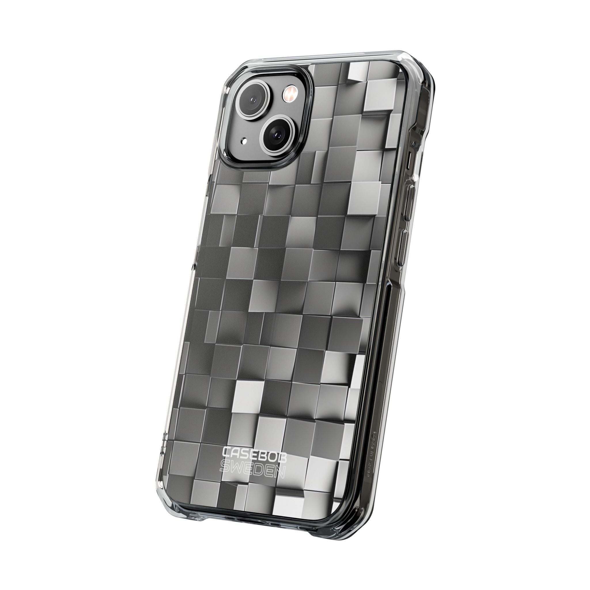 Monochrome Cube Depth iPhone 14 - Impact Clear+