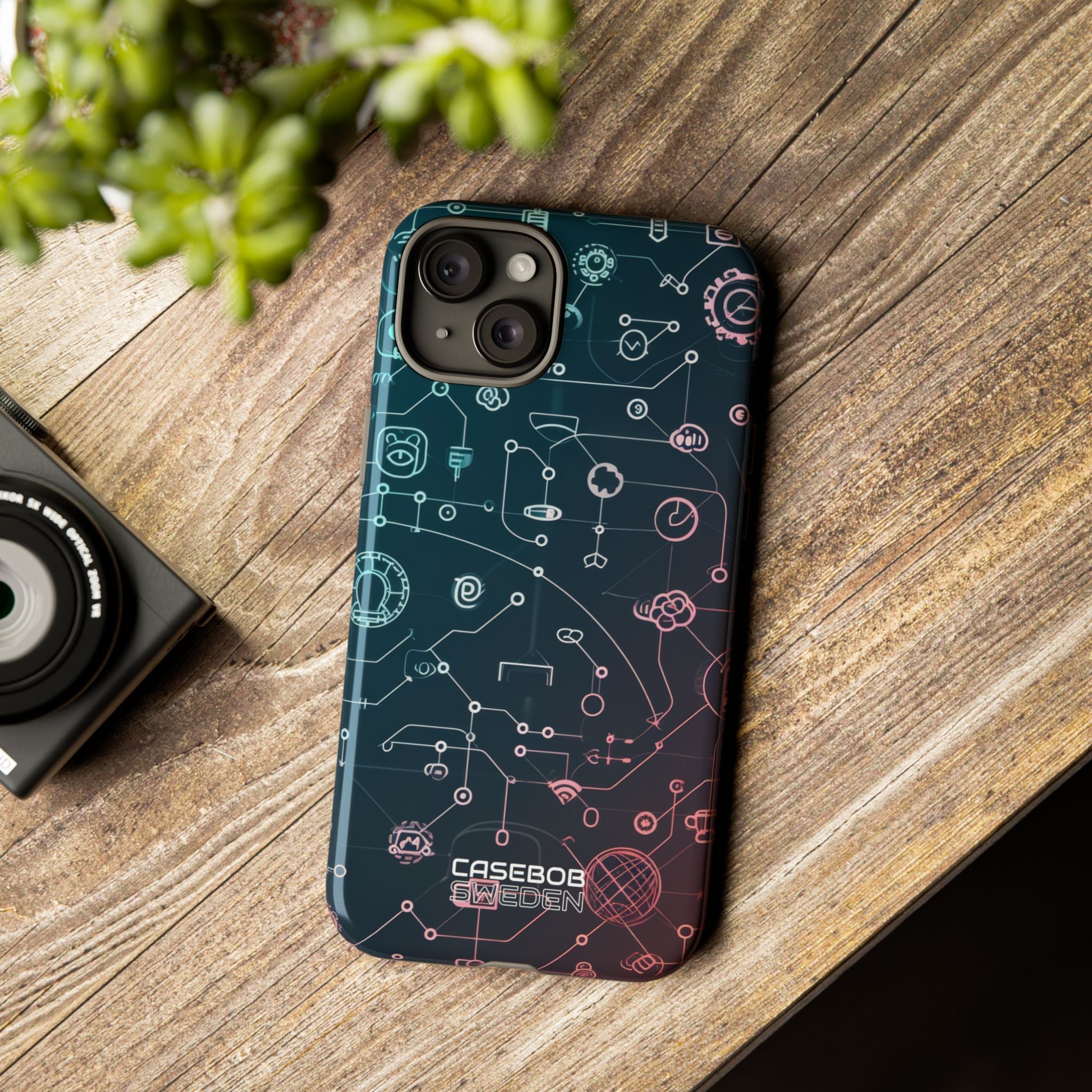 Digital Circuit Flow iPhone 15 - Tough