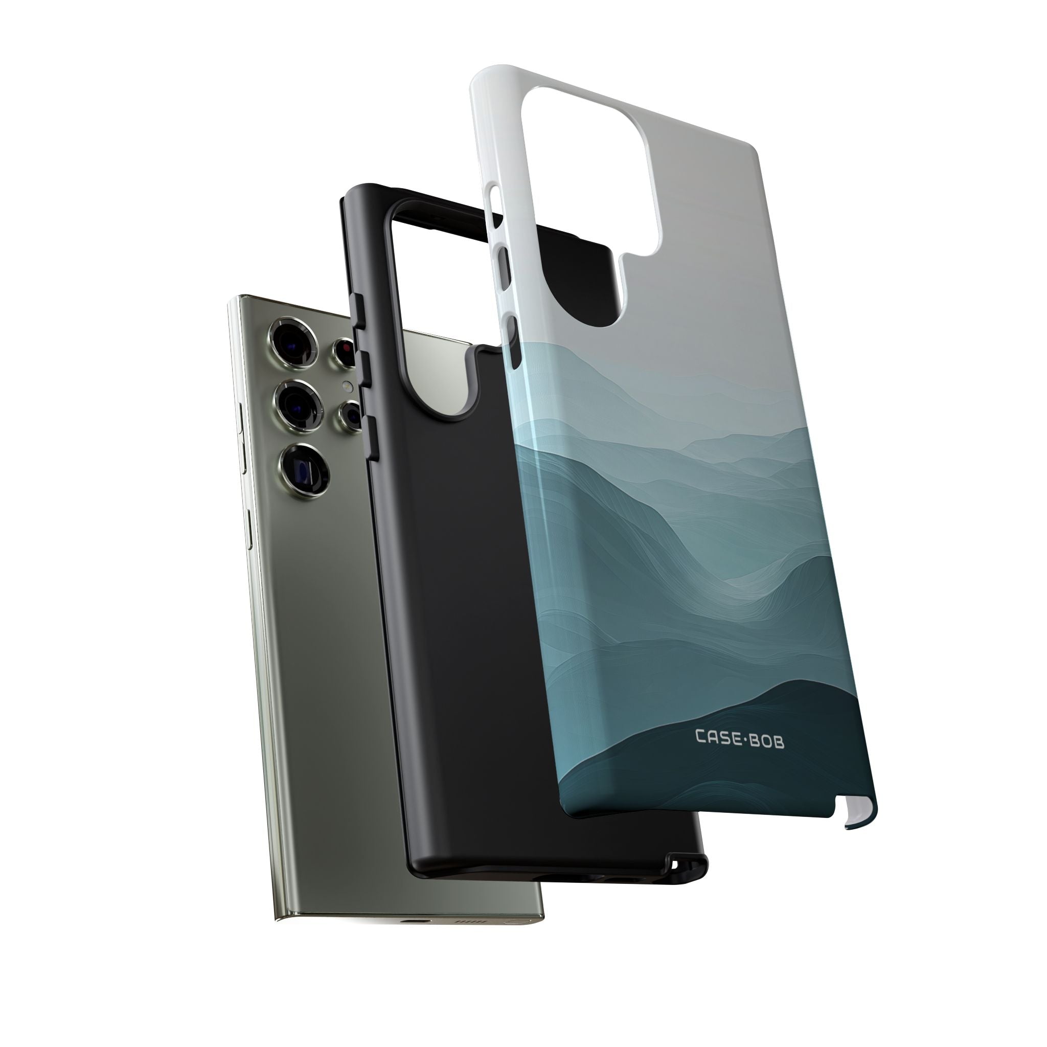 Teal Mist Mountains Samsung S23 Ultra Case - Tough