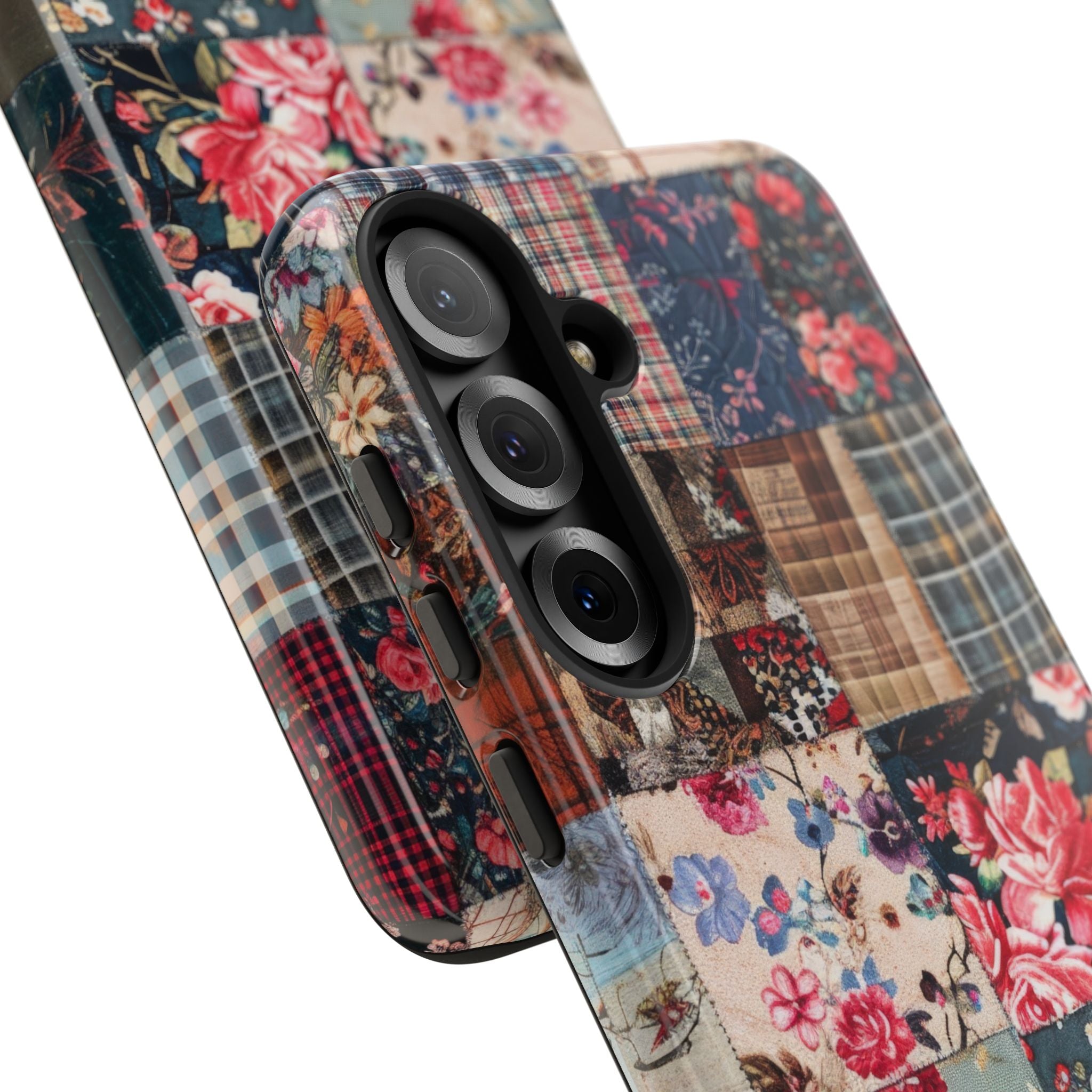 Patchwork Floral Quilt Samsung S25 - Tough
