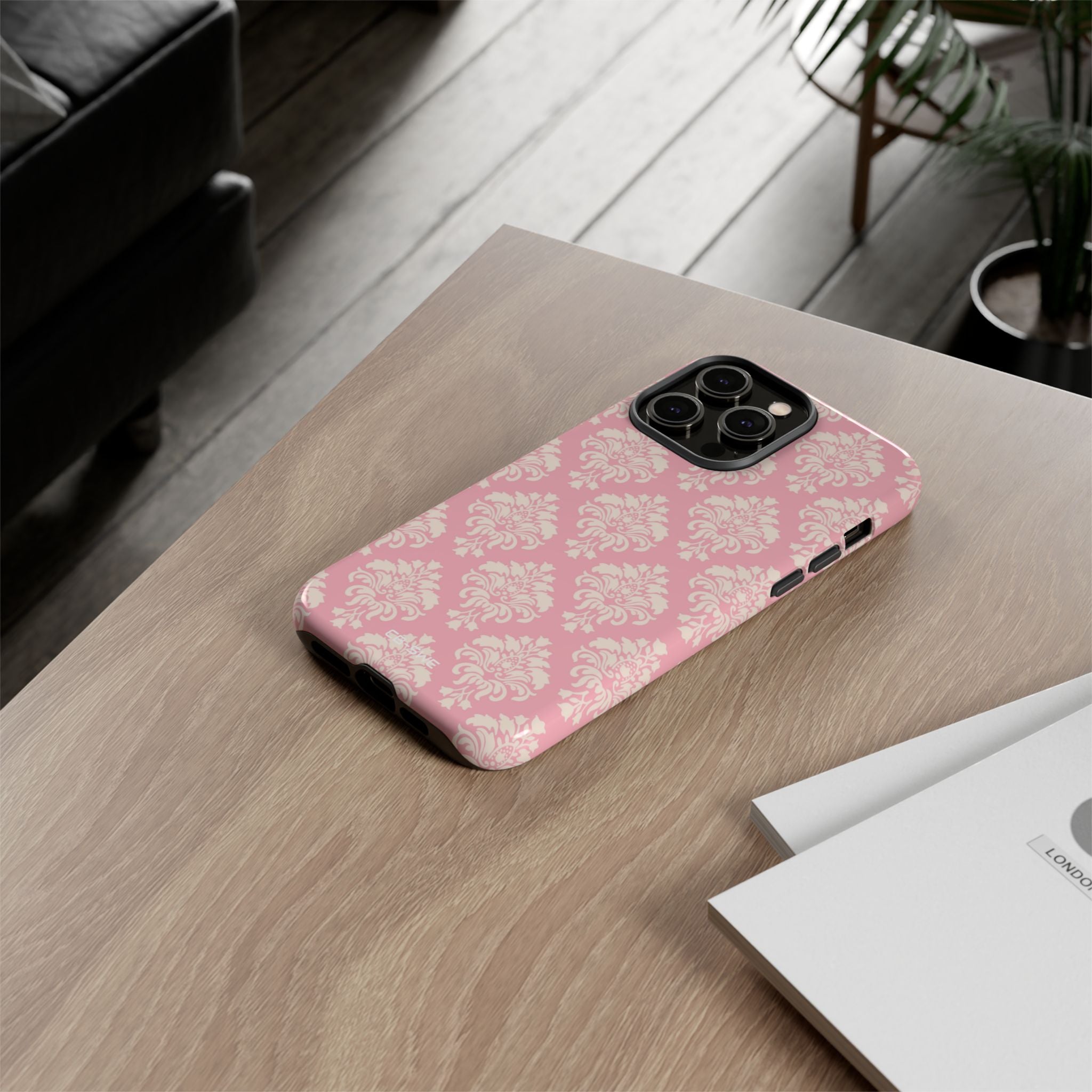 Pastel Damask Elegance - iPhone Case