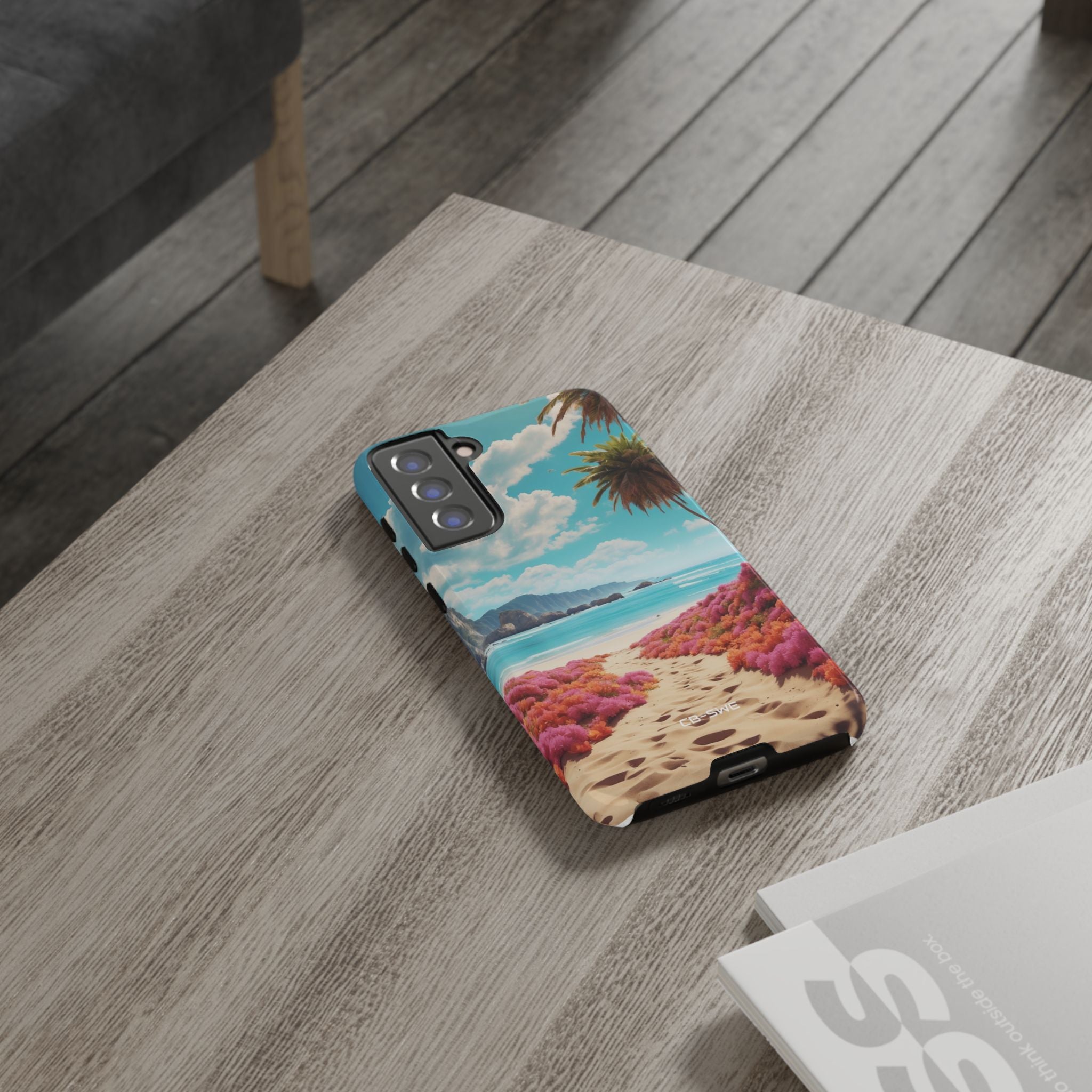Tropical Flowers Frame - Samsung Case