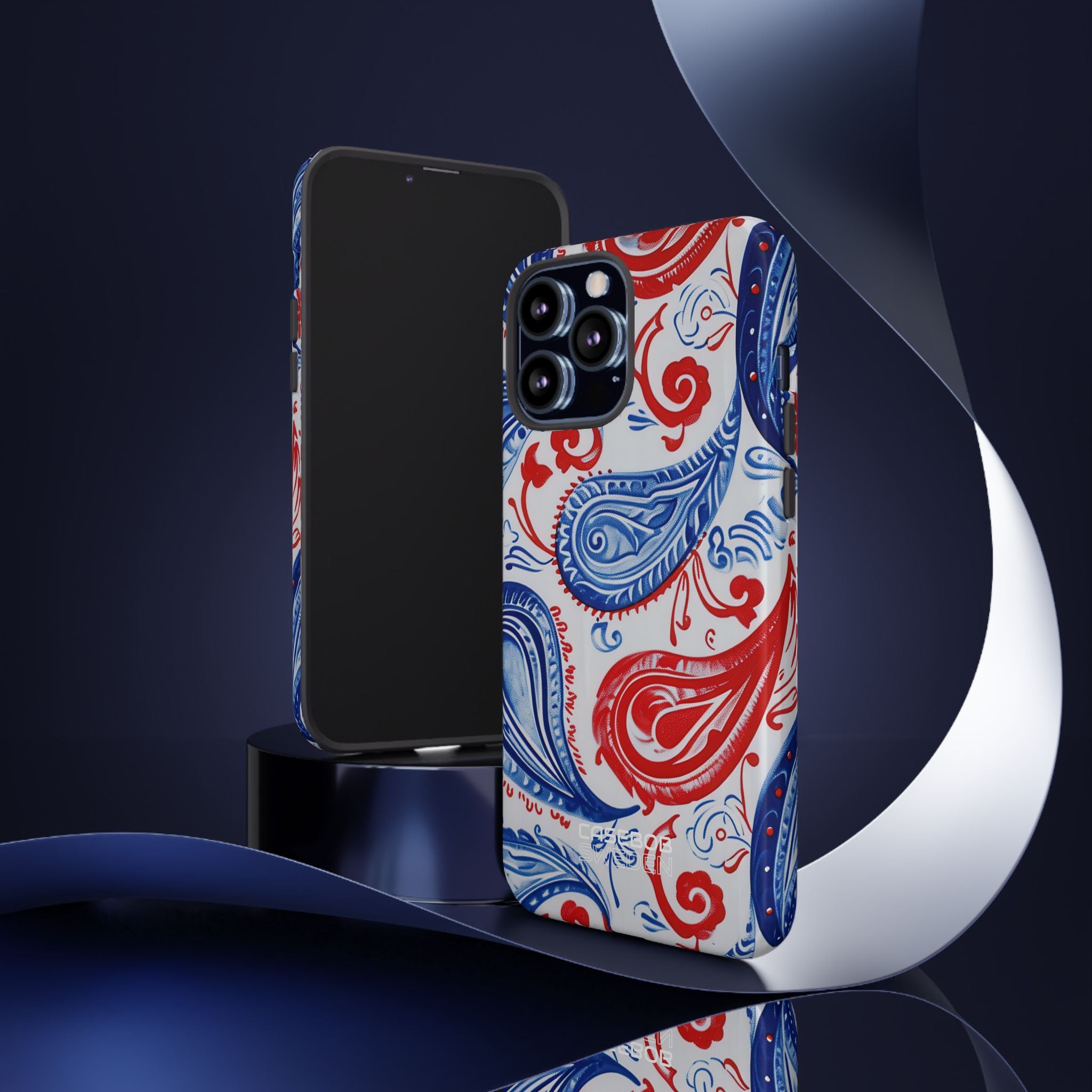 Vibrant Paisley Swirls iPhone 13 - Tough