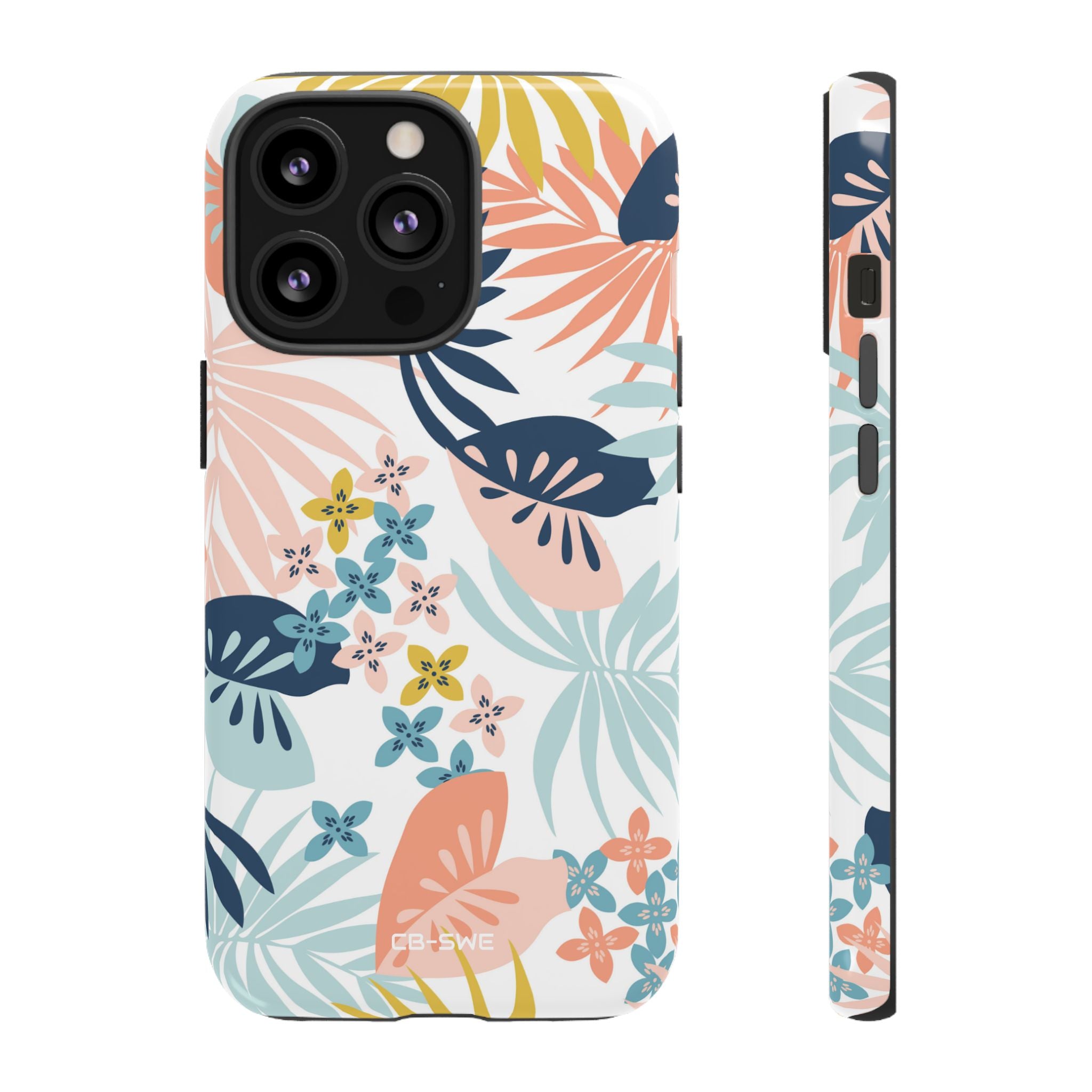 Tropical Foliage Blooms - iPhone Case