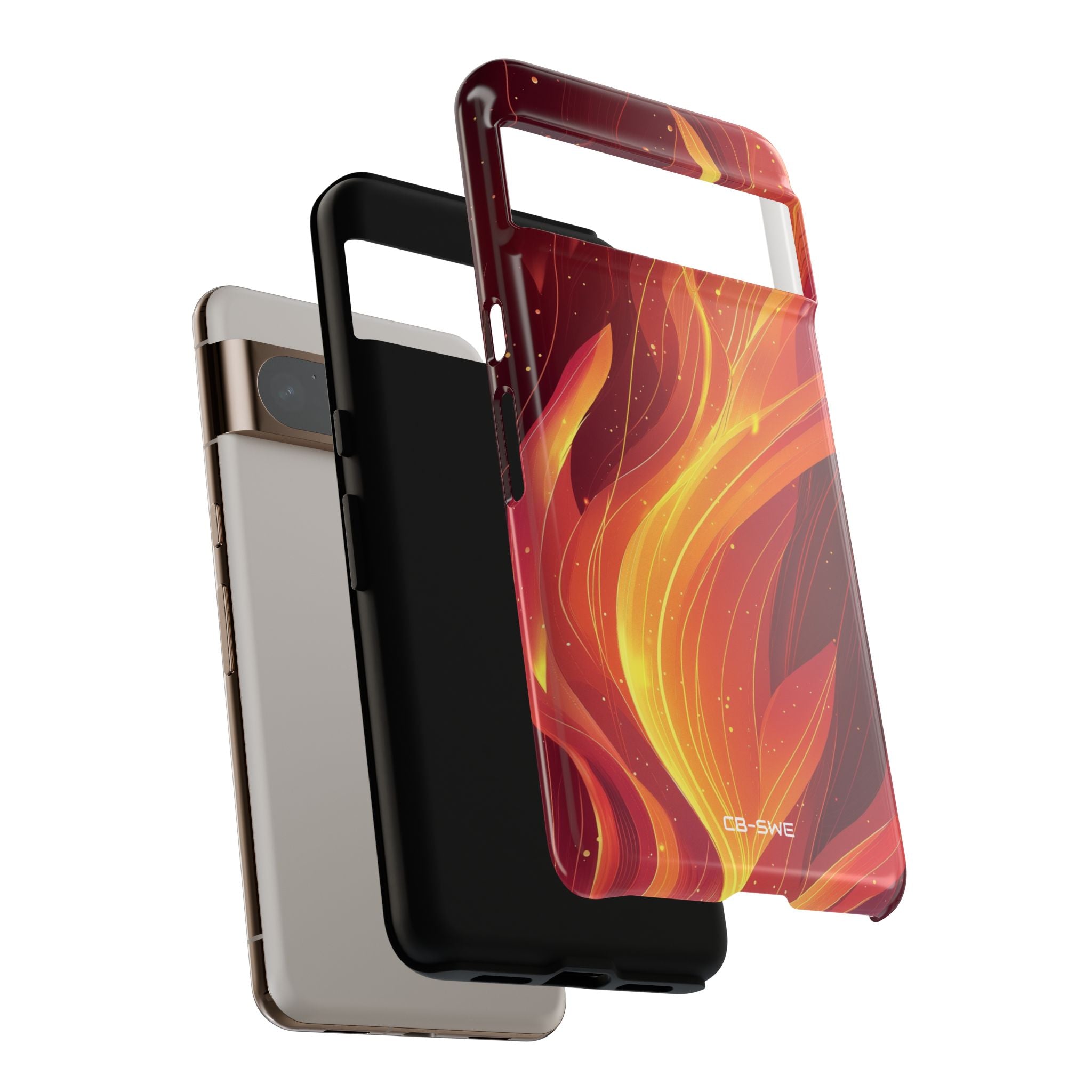 Flames Dance Upward - Google Pixel Case