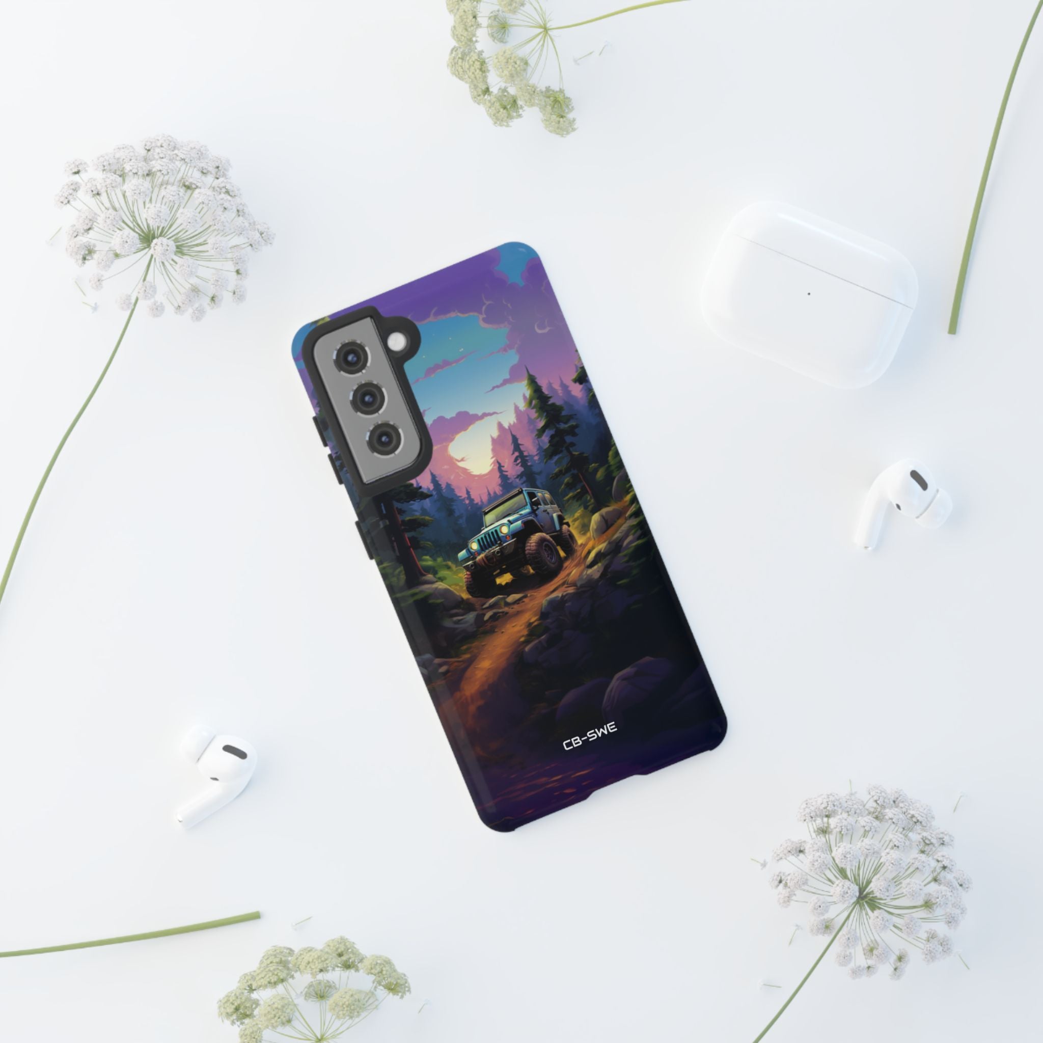Sunset Forest Drive - Samsung Case