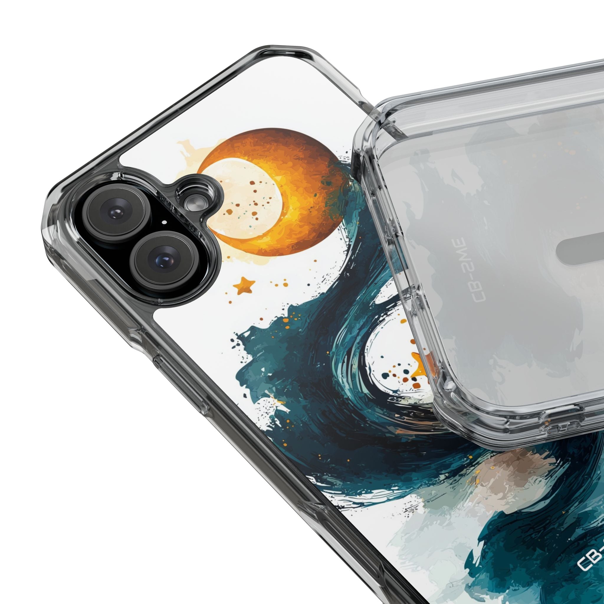 Celestial Waves Dance iPhone Case - Impact