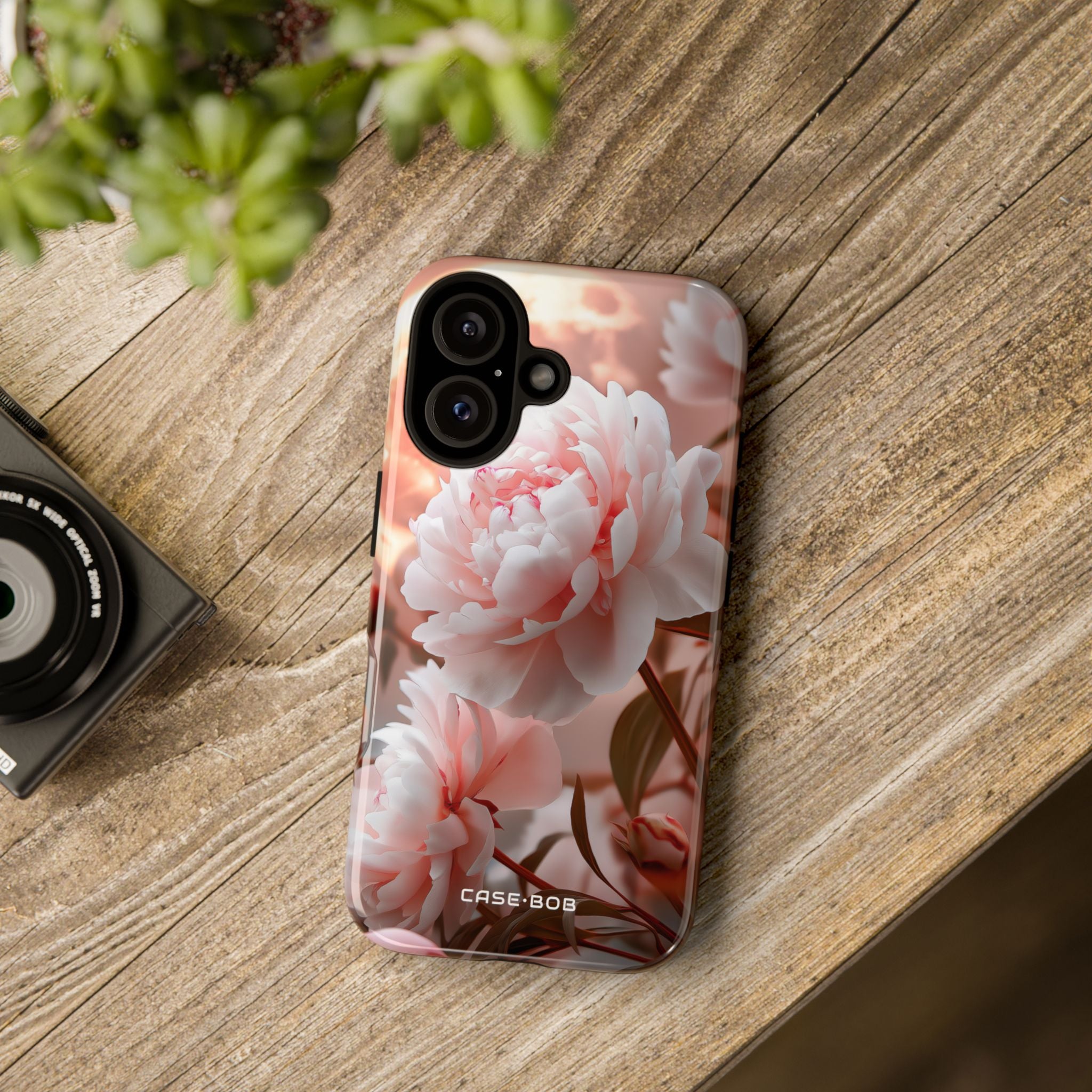 Peony Moonlight iPhone 16 Plus Case - Tough