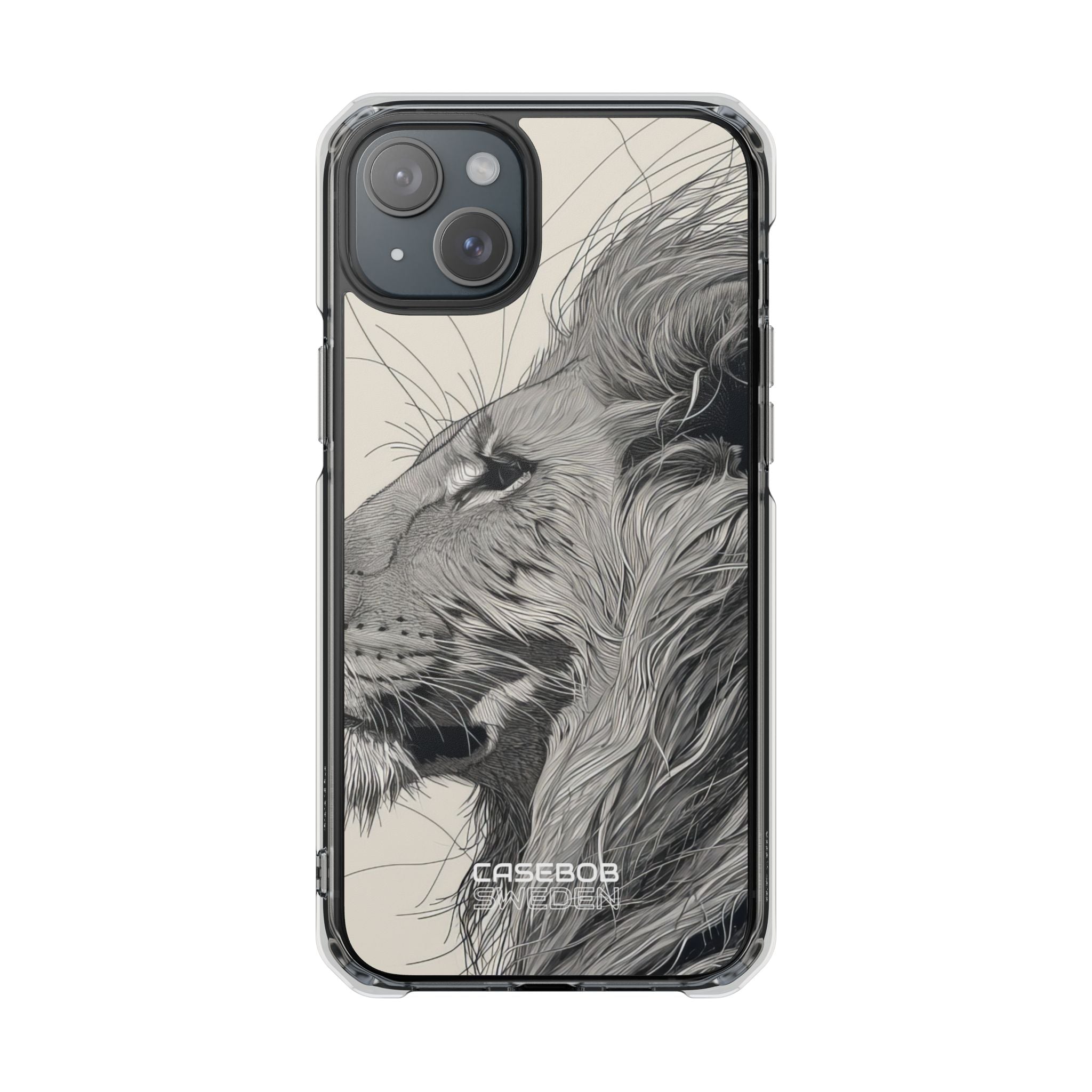 Majestic Lion Profile iPhone 15 - Impact Clear+