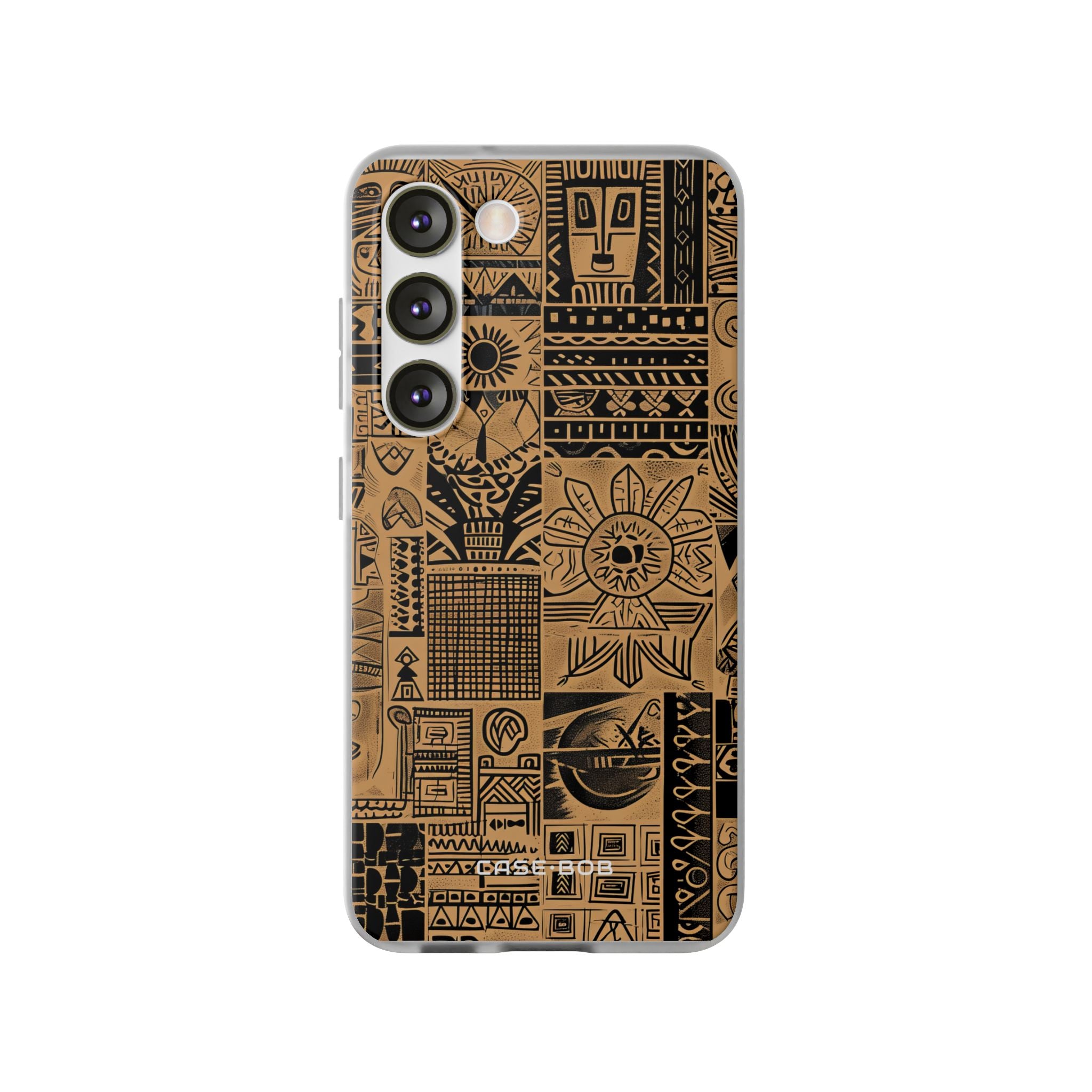 Tribal Faces Samsung S23 Case - Soft