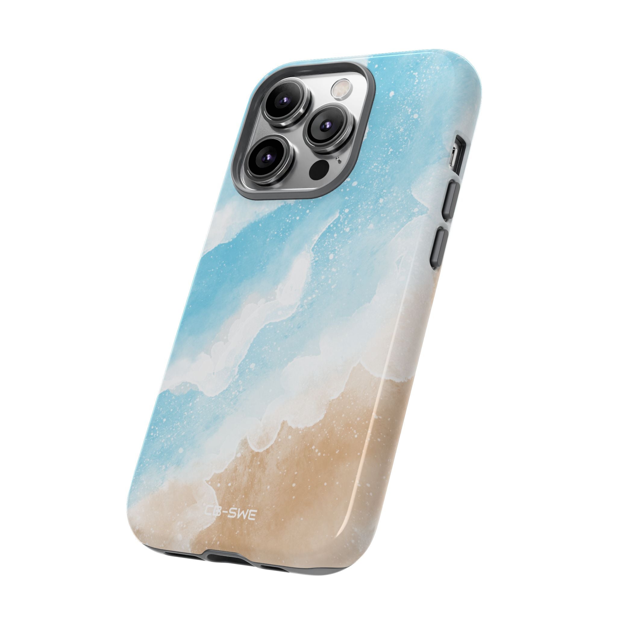 Serene Coastal Whispers - iPhone Case