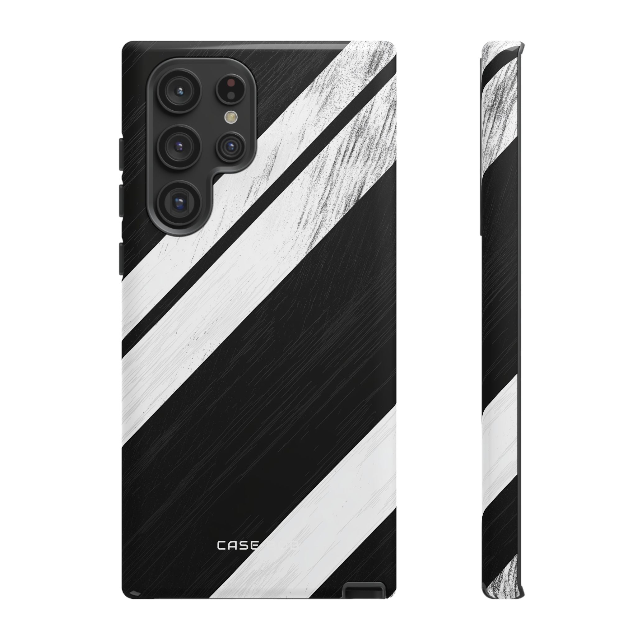 Distressed Stripe Motion Samsung S22 Ultra Case - Tough