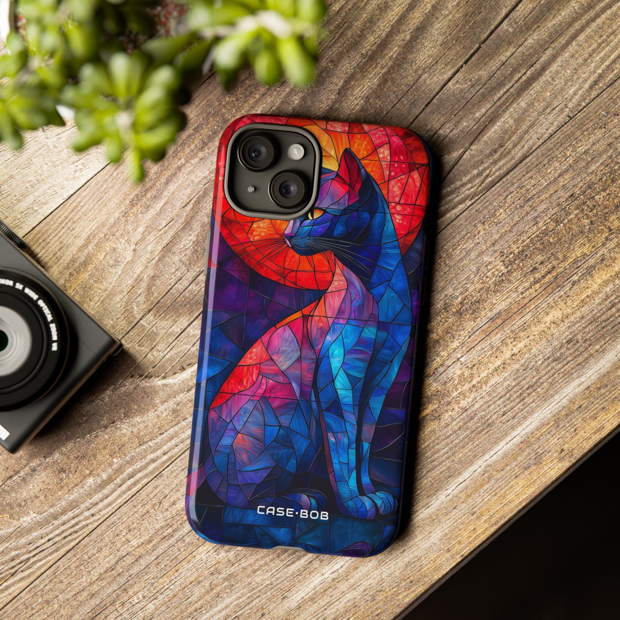 Celestial Cat iPhone 15 Plus Case - Tough