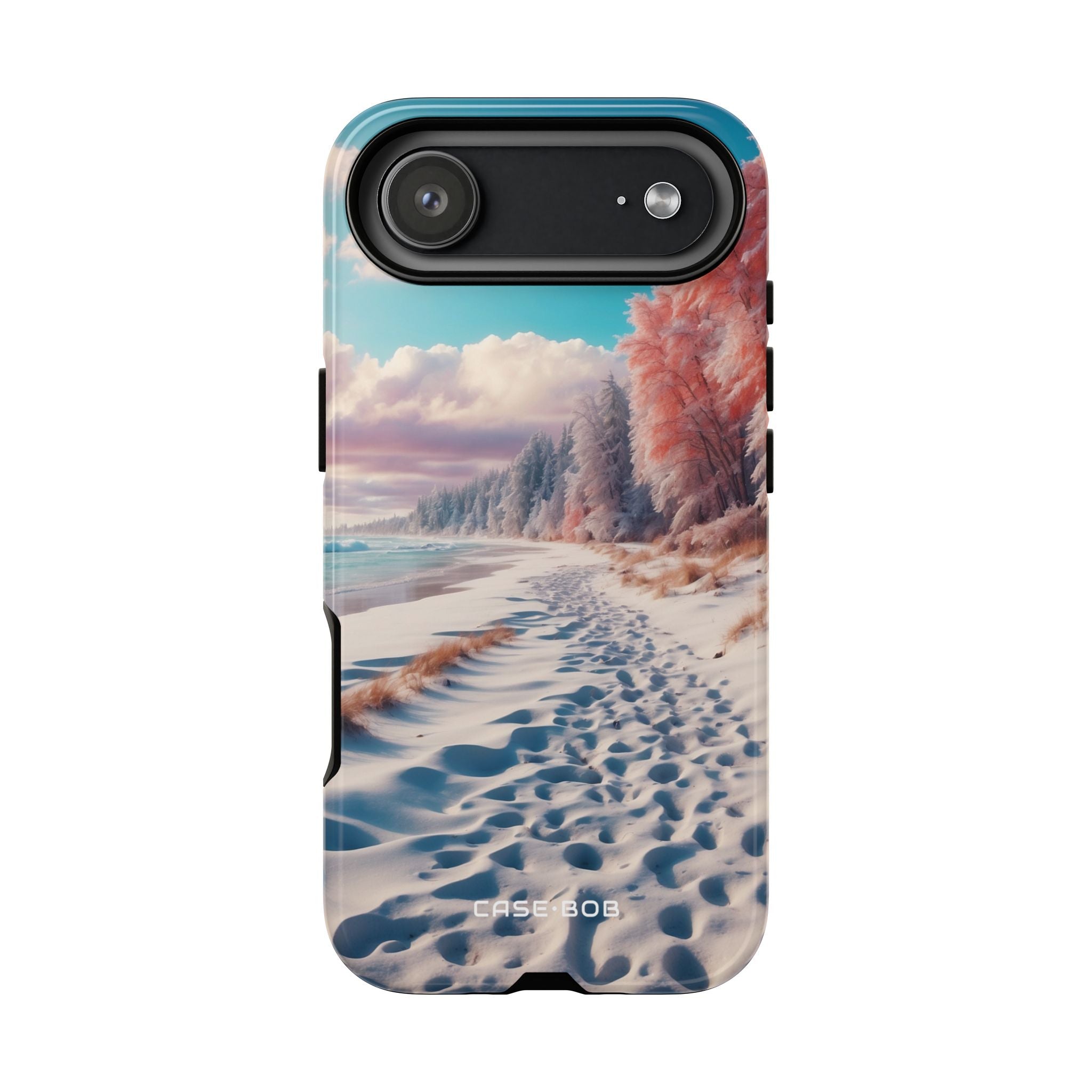 Snowy Footprints iPhone 17 Air Case - Tough