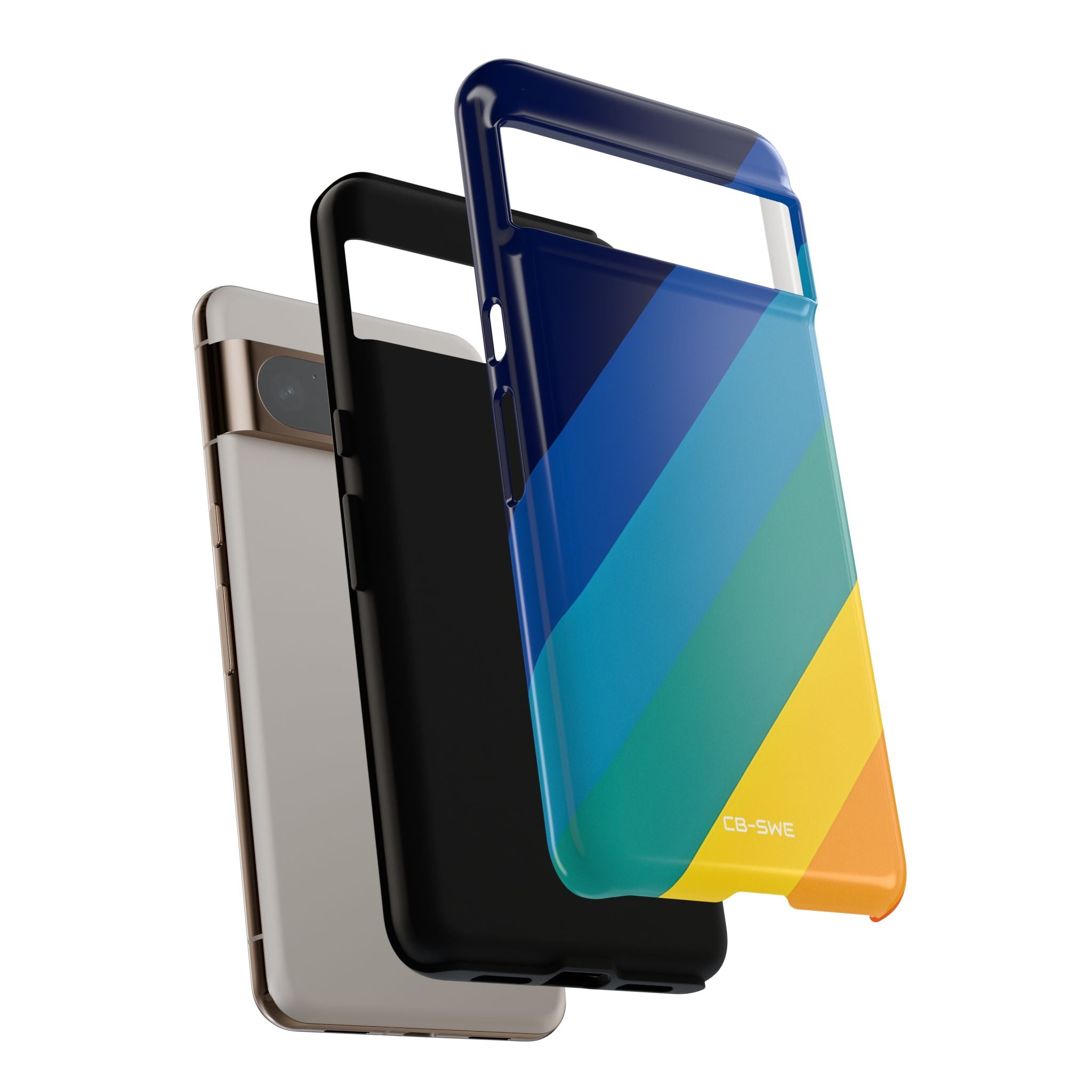 Diagonal Color Spectrum - Google Pixel Case