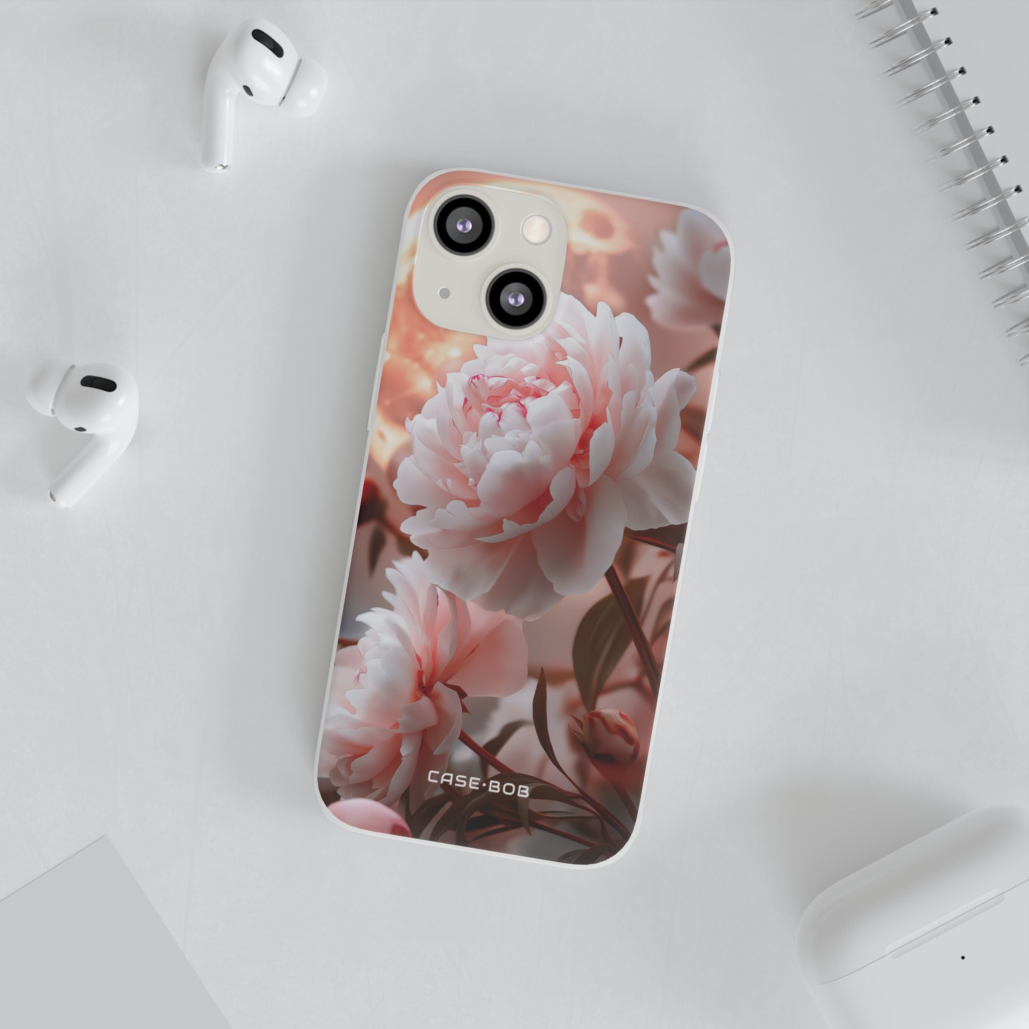 Peony Moonlight iPhone 13 mini Case - Soft