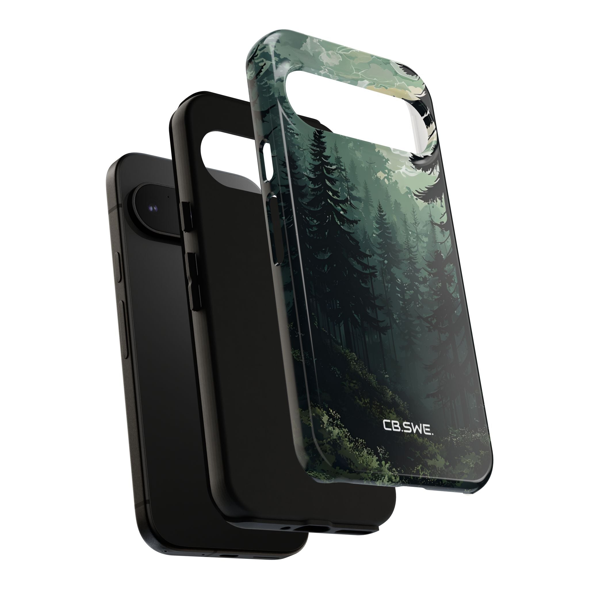 Serene Forest Landscape Phone Cover Google Pixel 9 - Tough