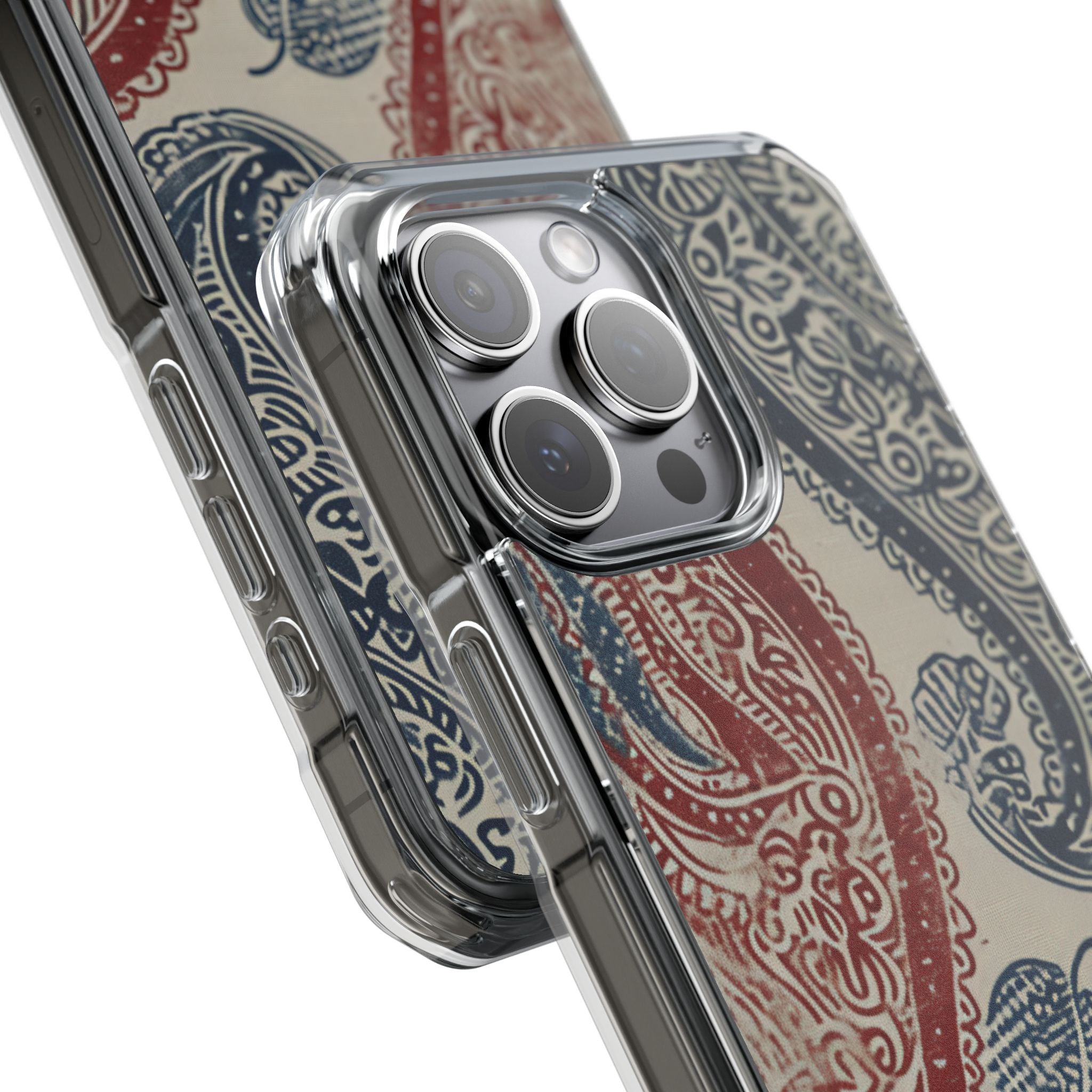 Ornate Paisley Swirl iPhone 15 - Impact Clear+